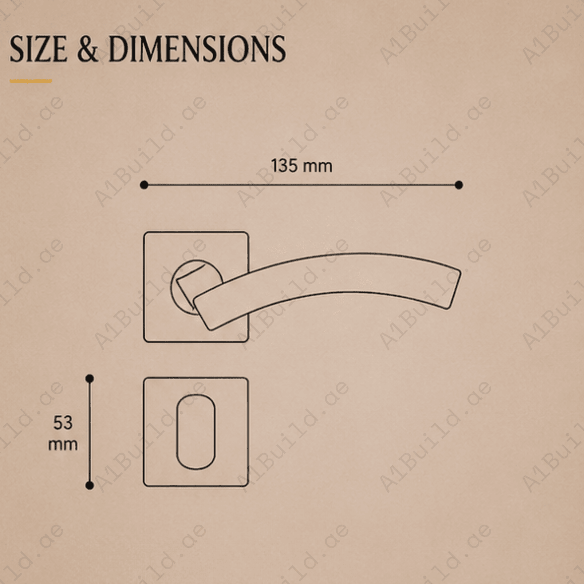 SRH.15 premium stainless steel door handle with a refined brushed finish. A stylish choice for luxury homes, hotels, offices, and contemporary interior spaces.
