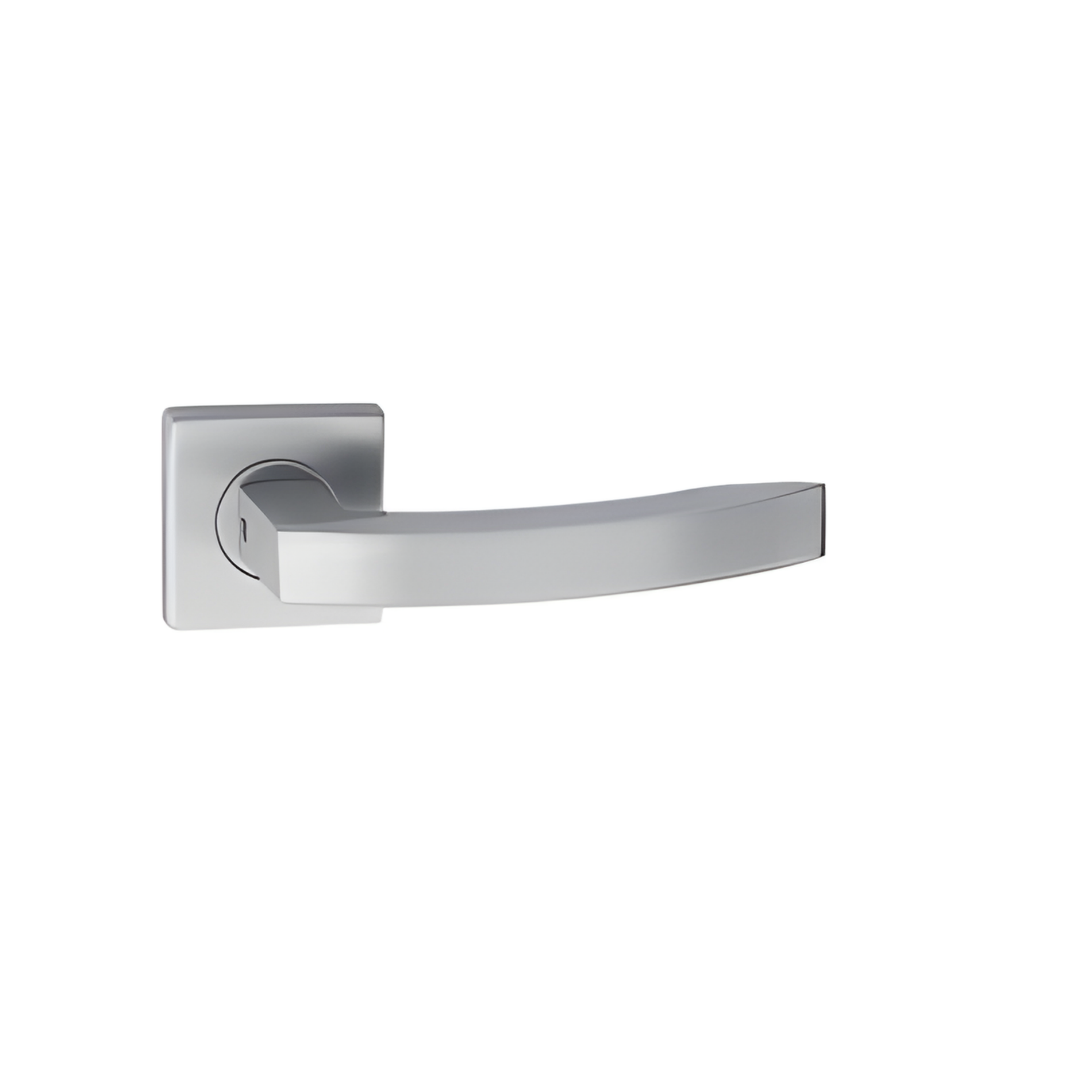 SRH.16.F premium stainless steel door handle with a sleek brushed finish. Perfect for luxury homes, hotels, offices, and stylish contemporary interior spaces.