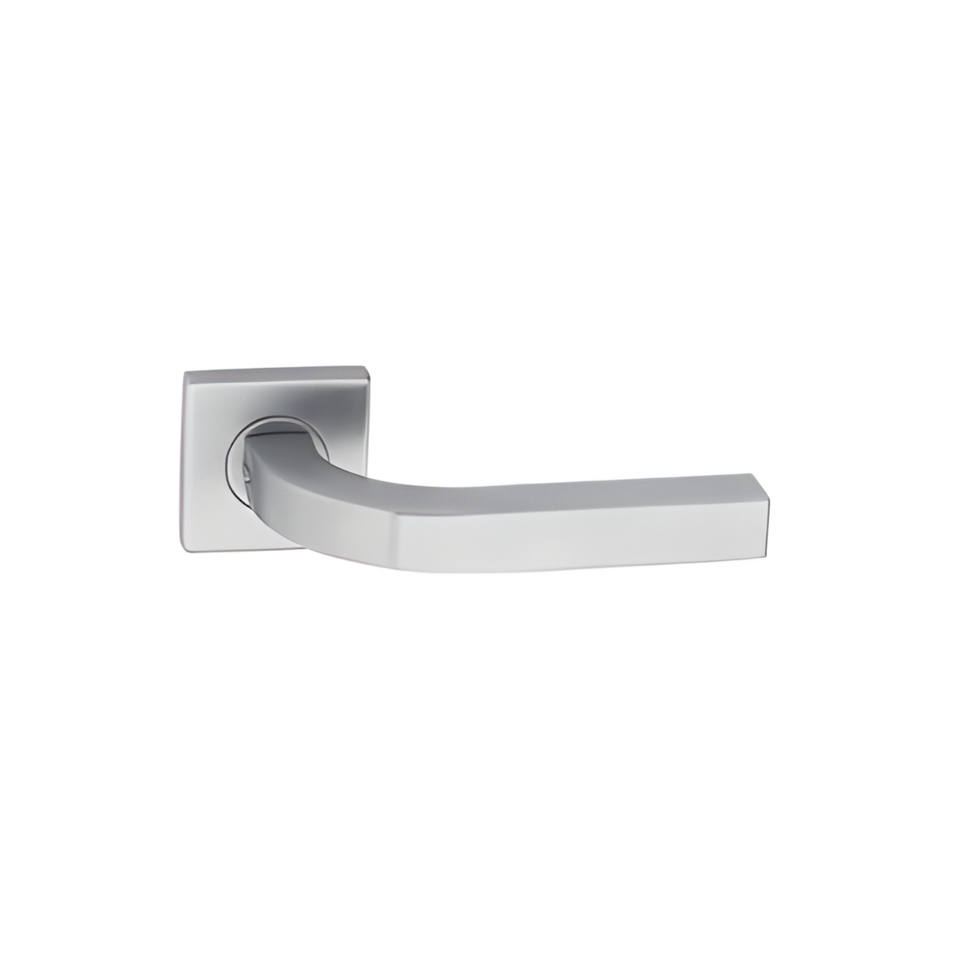 SRH.17.F premium stainless steel door handle with a refined brushed finish. Designed for luxury homes, hotels, offices, and elegant contemporary interior spaces.