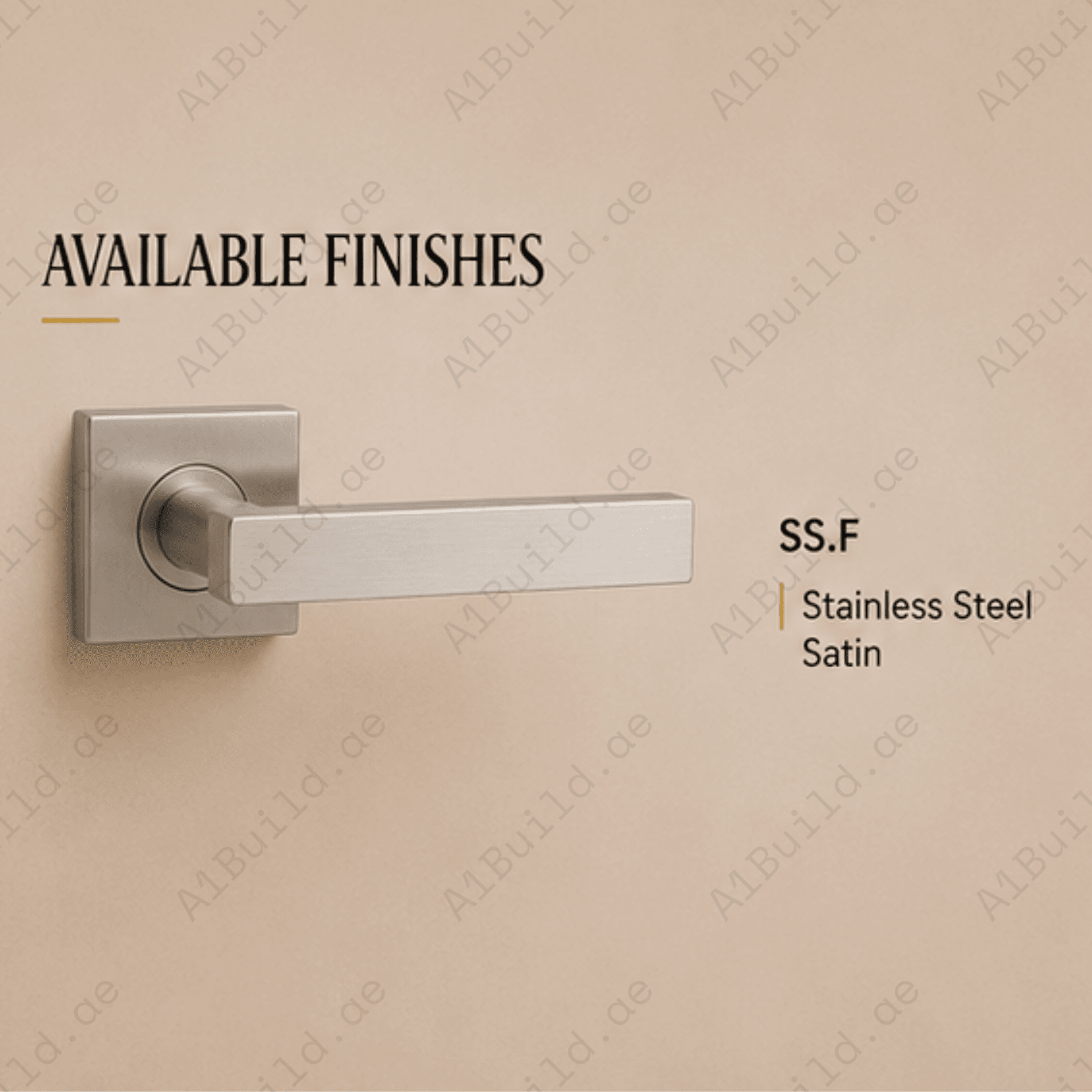 SRH.18.F premium stainless steel door handle with a sleek brushed finish. Perfect for luxury homes, hotels, offices, and stylish contemporary interior spaces.