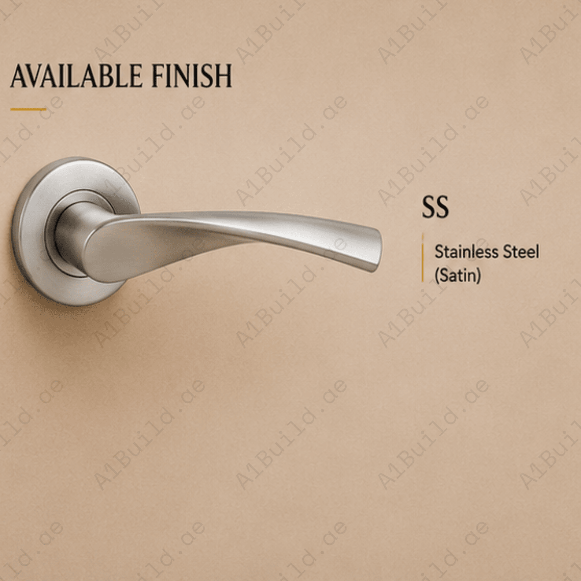 SRH.219 premium stainless steel door handle with a brushed finish. Designed for luxury homes, hotels, offices, and stylish contemporary interior spaces.