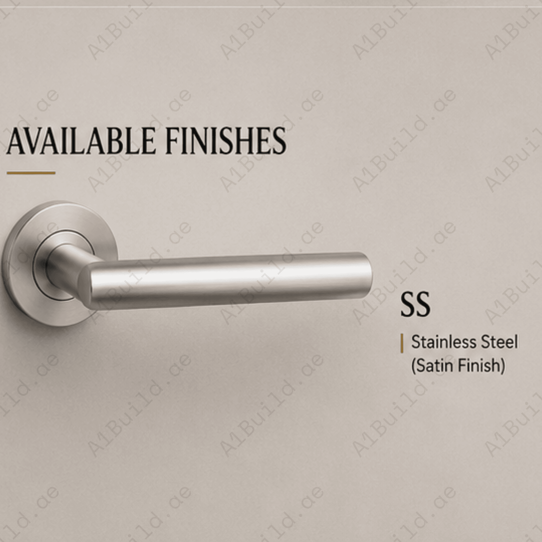 SRH.22.F premium stainless steel door lock handle with corrosion-resistant finish. Heavy-duty architectural hardware for homes, hotels, offices, and commercial buildings.