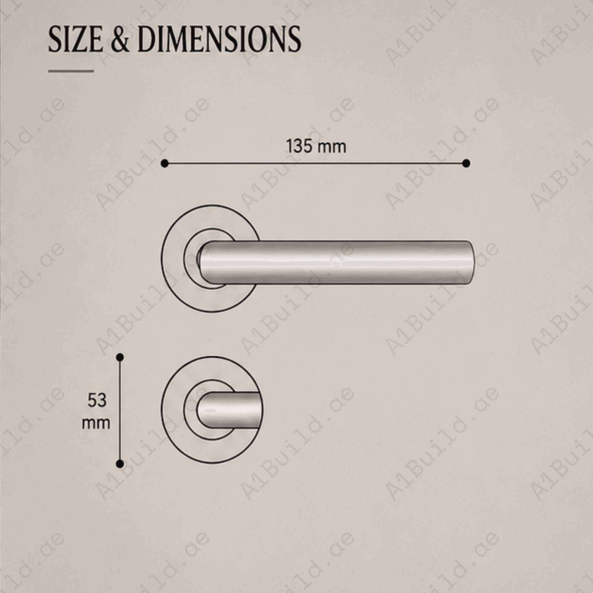 SRH.22.F premium stainless steel door lock handle with corrosion-resistant finish. Heavy-duty architectural hardware for homes, hotels, offices, and commercial buildings.