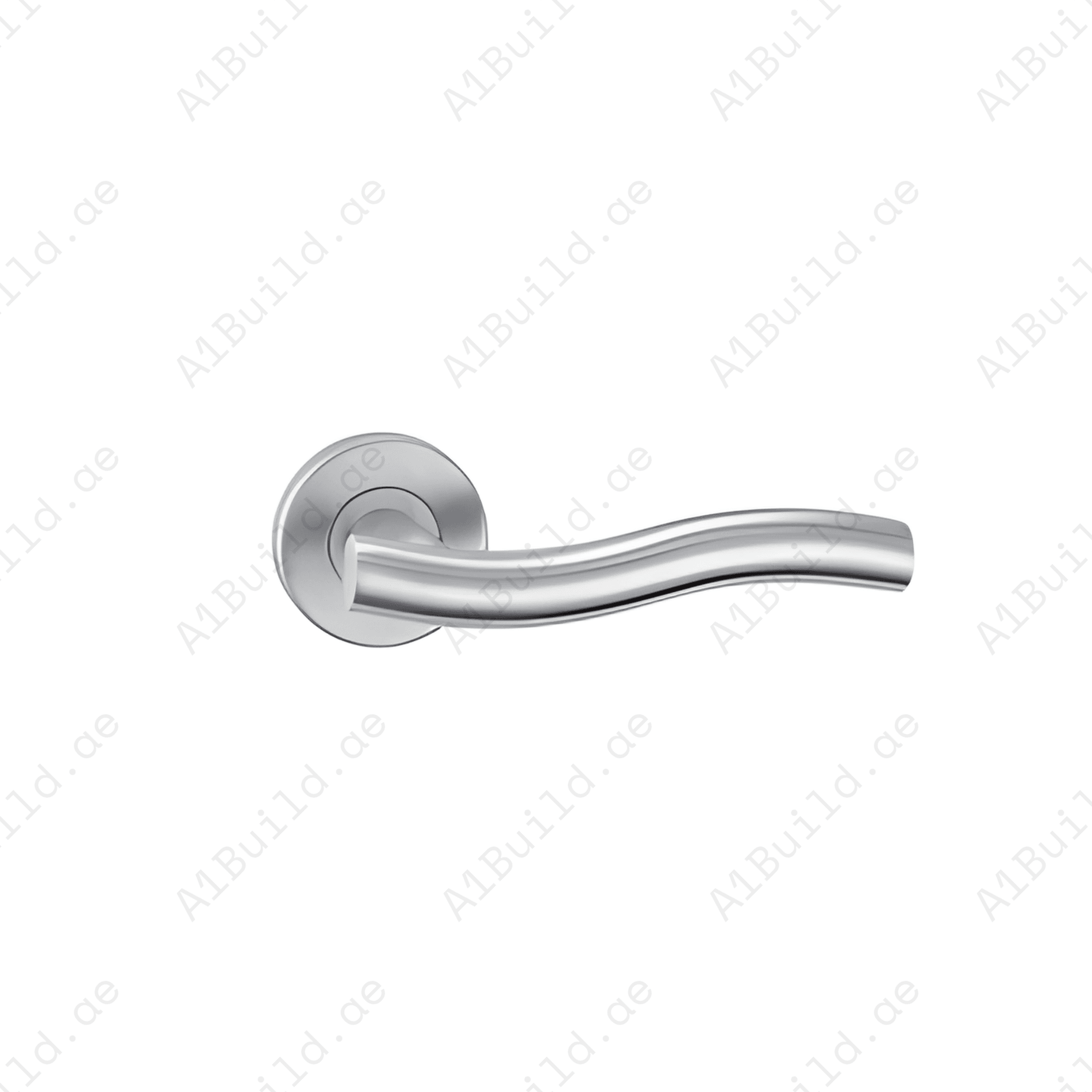 SRH.23 premium stainless steel door handle with a refined brushed finish. Designed for luxury homes, hotels, offices, and stylish contemporary interior spaces.