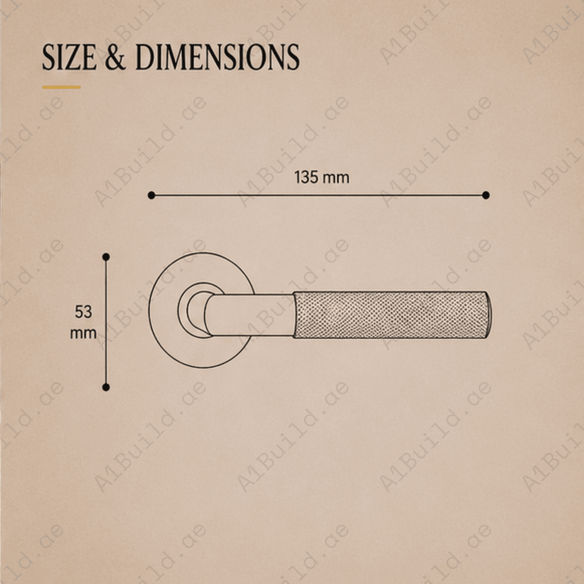 SRH.301 premium stainless steel door lock handle in Rose Gold finish. Luxury architectural hardware for modern homes, hotels, offices, and commercial interiors.