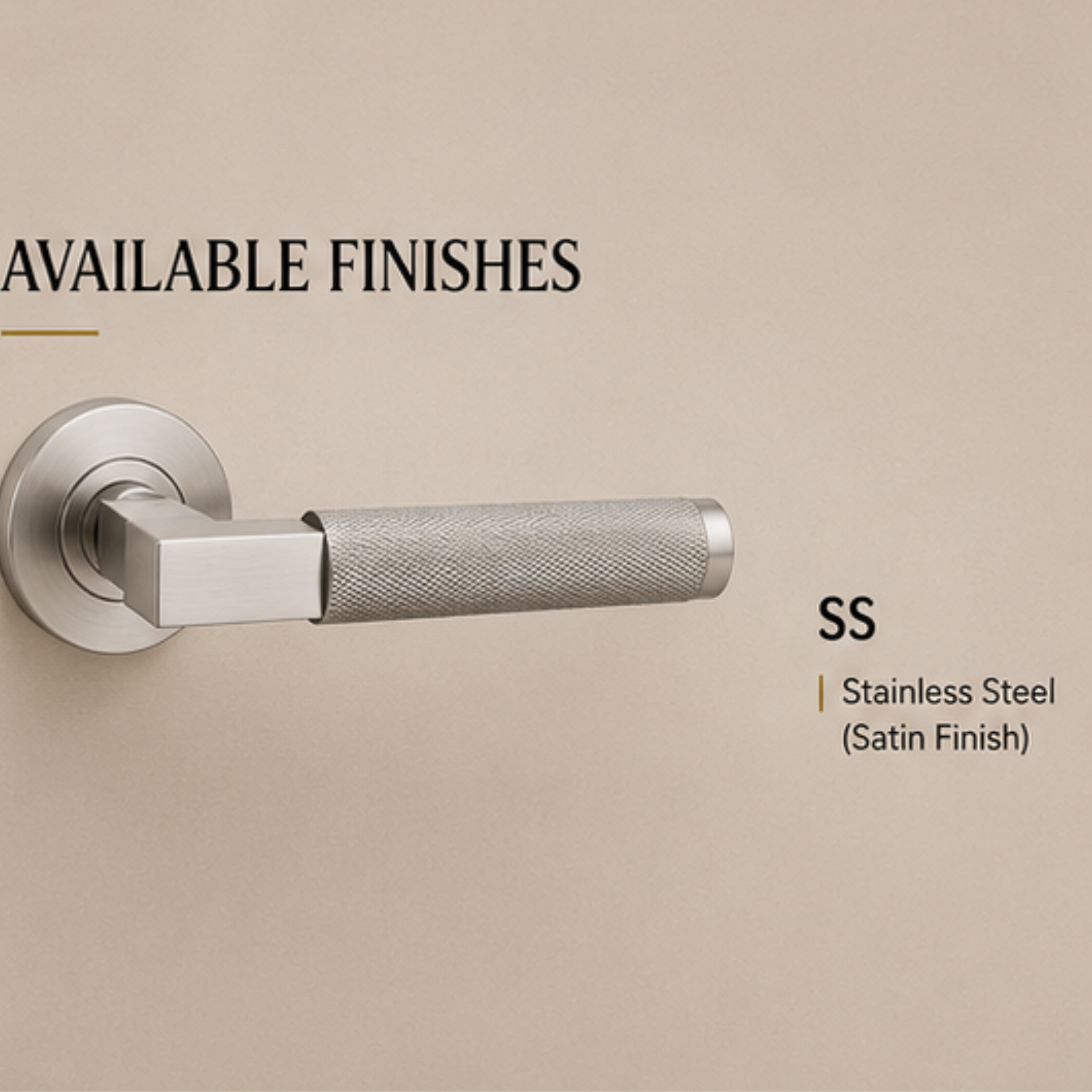 SRH.314 premium stainless steel door lock handle with corrosion-resistant finish. Heavy-duty architectural hardware for homes, hotels, offices, and commercial buildings.