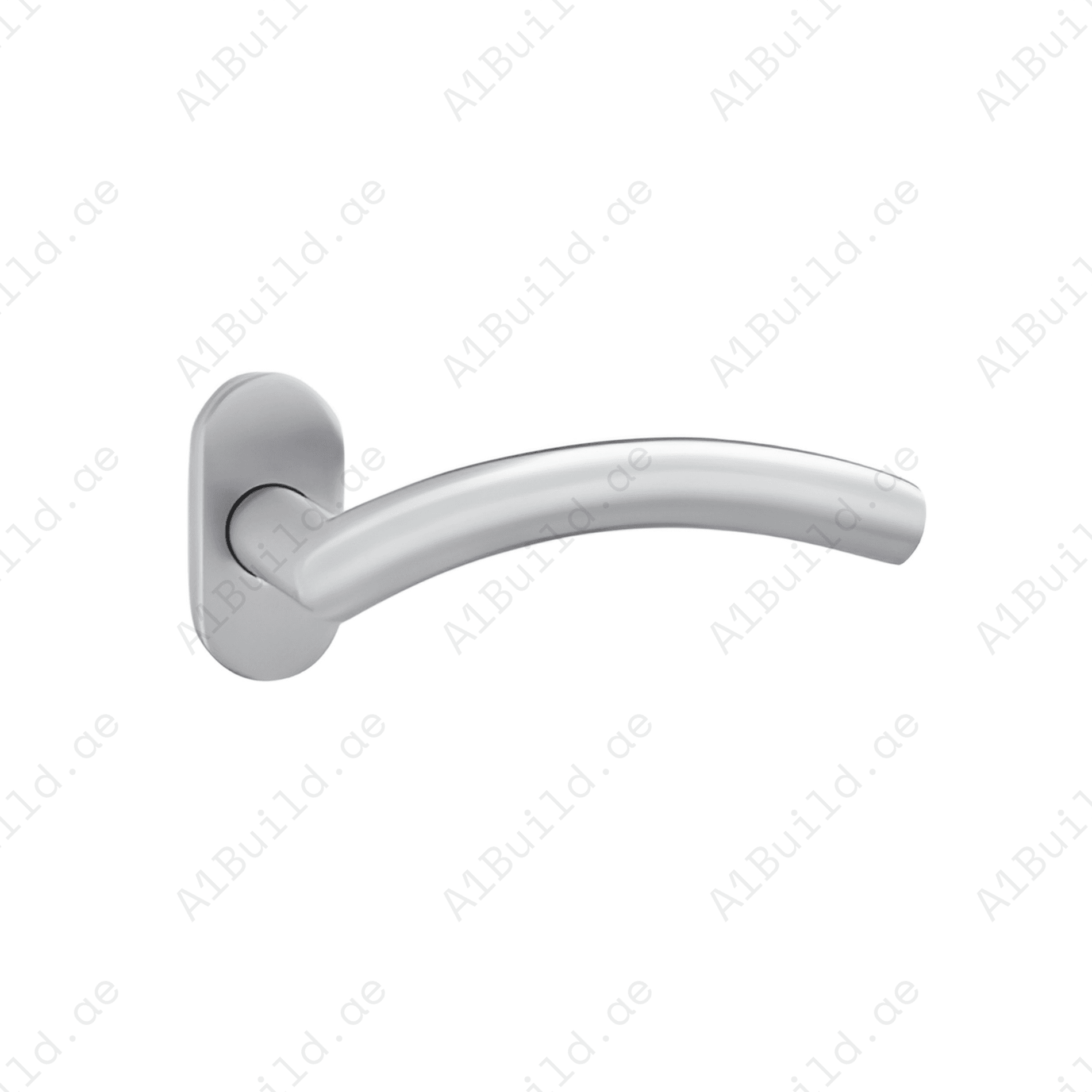 SRH.OV.03 premium stainless steel door handle with a sleek brushed finish. Perfect for luxury homes, hotels, offices, and contemporary interior spaces.