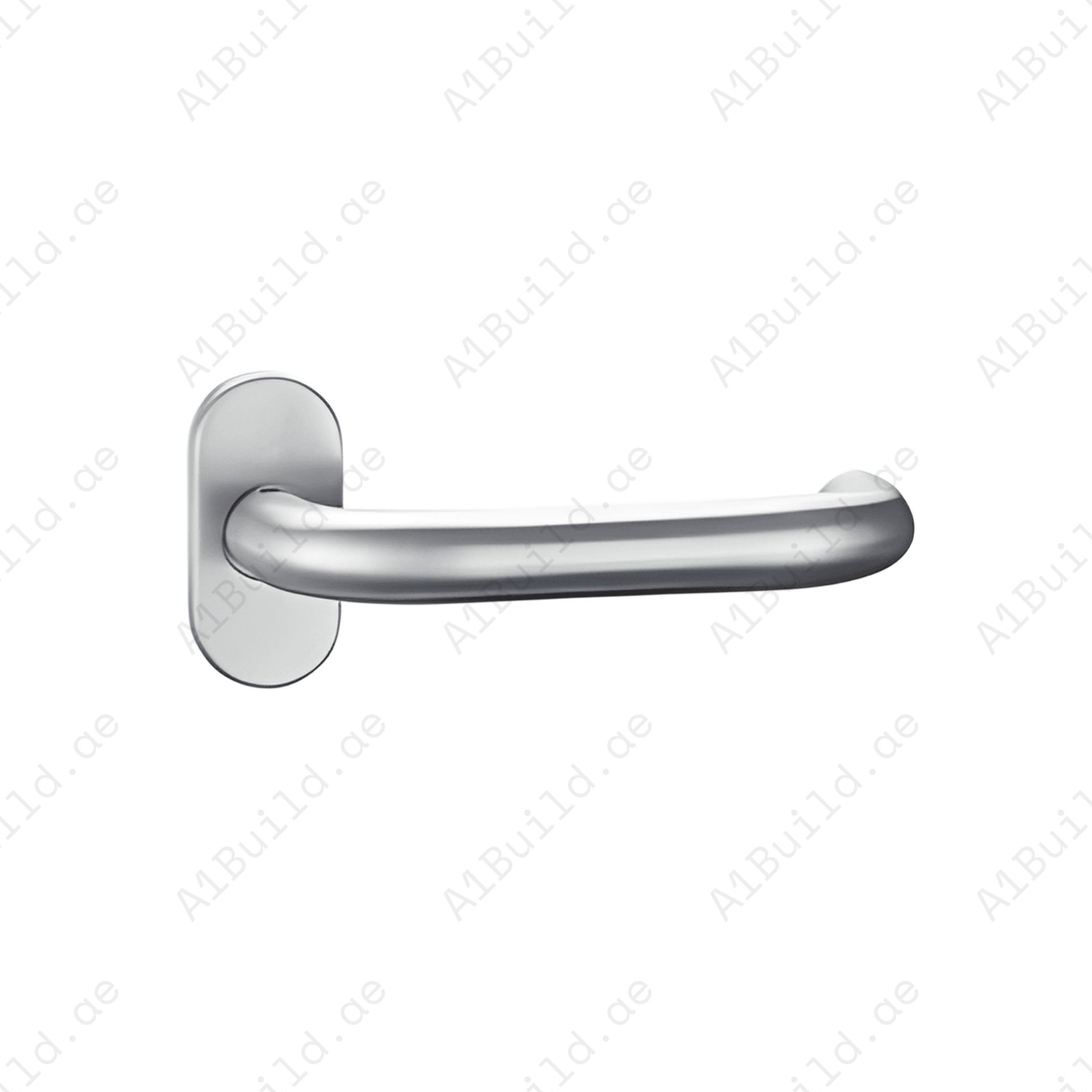 SRH.OV.10 premium stainless steel door handle with a refined brushed finish. Designed for luxury homes, hotels, offices, and stylish modern interior spaces.