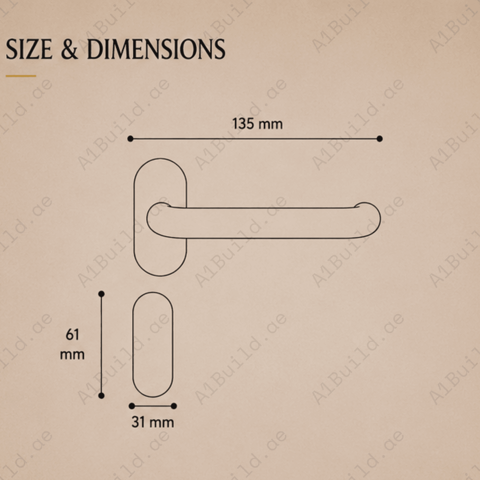 SRH.OV.10 premium stainless steel door handle with a refined brushed finish. Designed for luxury homes, hotels, offices, and stylish modern interior spaces.