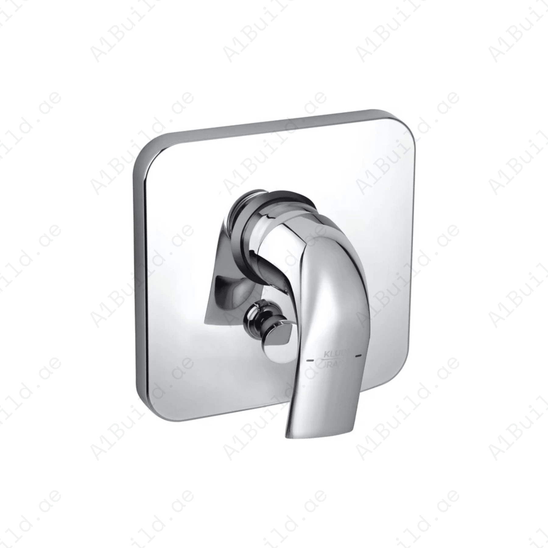 SWING Concealed Single Lever Bath and Shower Mixer Trim Set | Chrome