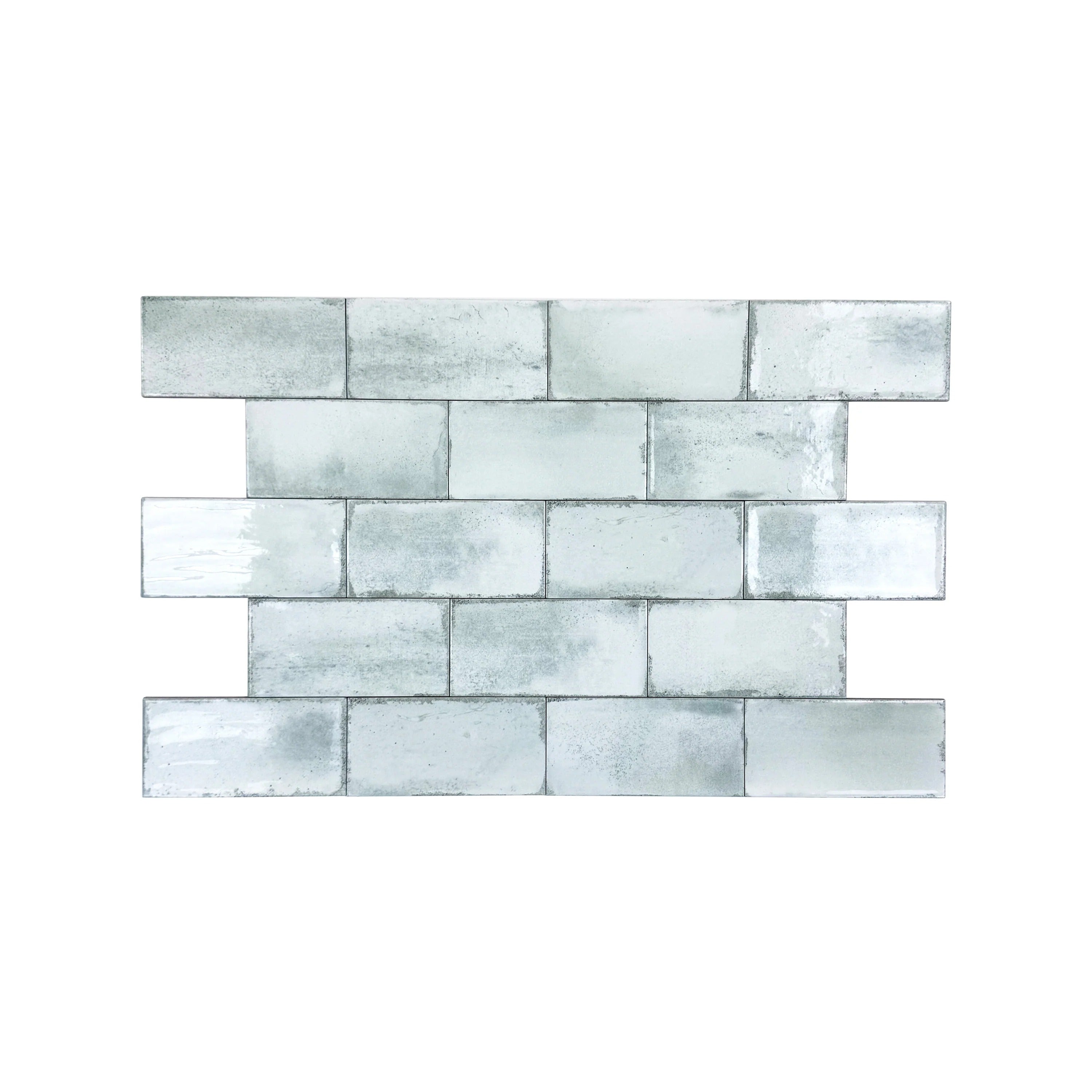 Sage Green Glossy Ceramic Artisanal Tile – Premium ceramic tile with a glossy finish, perfect for stylish walls, floors, kitchens, bathrooms, and feature areas.