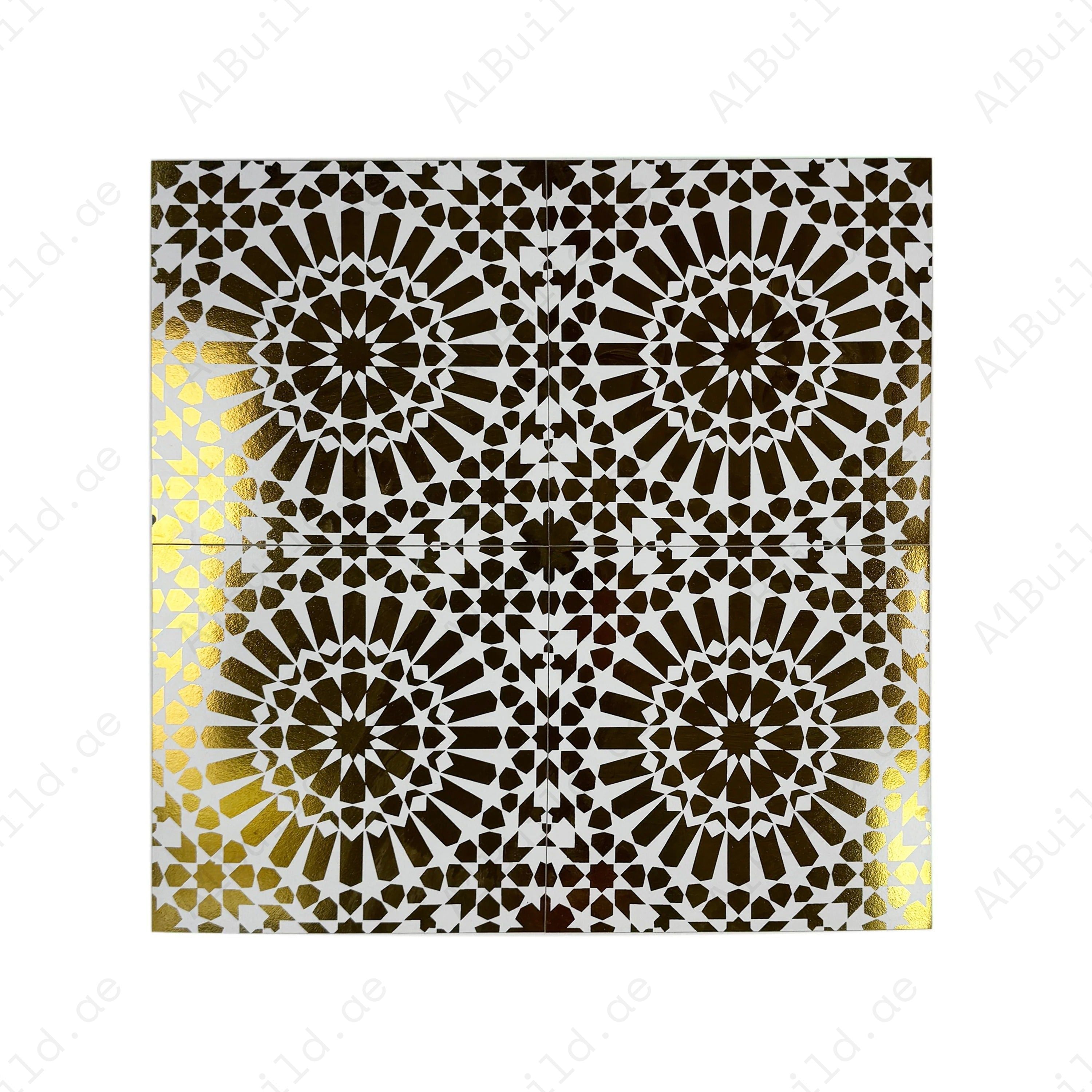 Sahara Splendor Moroccan Matte Ceramic Tile Pattern 324 – Durable ceramic tile with a matte finish, ideal for elegant walls, floors, kitchens, and bathrooms.