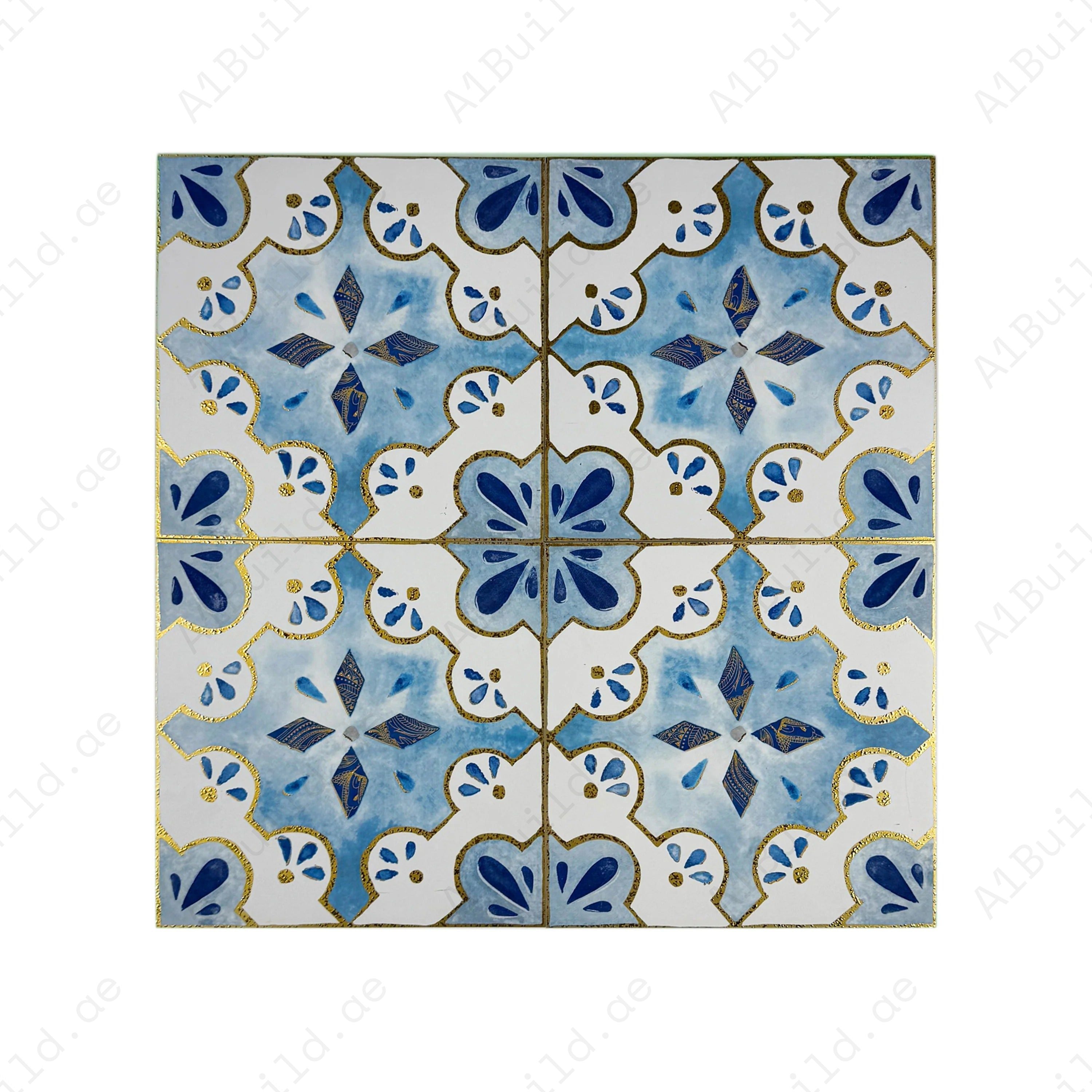 Sahara Splendor Moroccan Matte Ceramic Tile Pattern 325 – Premium ceramic tile with a matte finish, ideal for stylish walls, floors, kitchens, and bathrooms.
