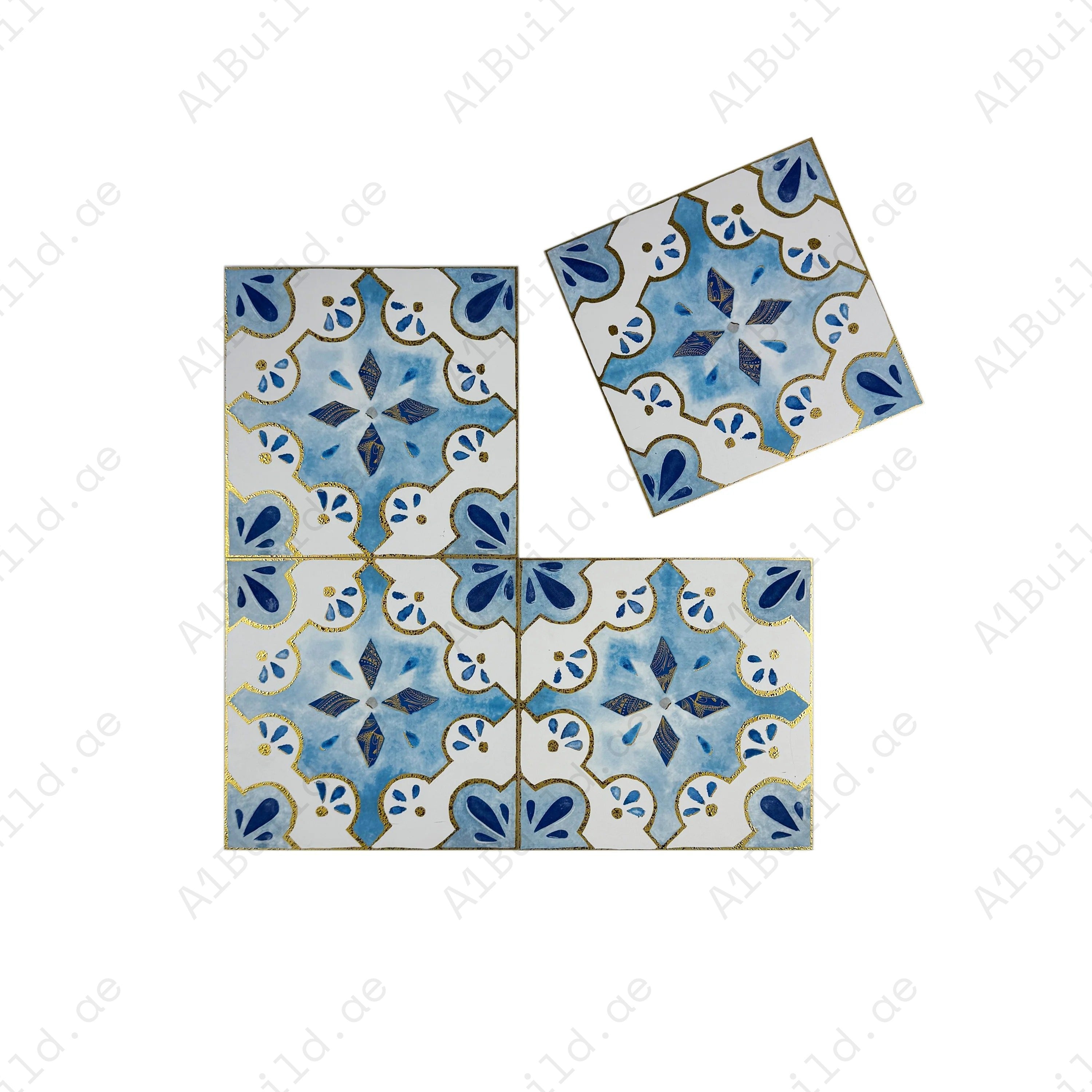 Sahara Splendor Moroccan Matte Ceramic Tile Pattern 325 – Premium ceramic tile with a matte finish, ideal for stylish walls, floors, kitchens, and bathrooms.