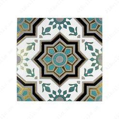 Sahara Splendor Moroccan Matte Ceramic Tile Pattern 326 – Durable matte ceramic tile for elegant walls, floors, kitchens, bathrooms, and stylish interiors.