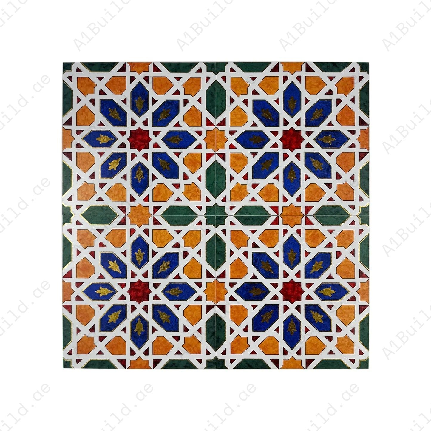 Sahara Splendor Moroccan Matte Ceramic Tile Pattern 328 – Durable matte ceramic tile for elegant walls, floors, kitchens, bathrooms, and timeless interiors.