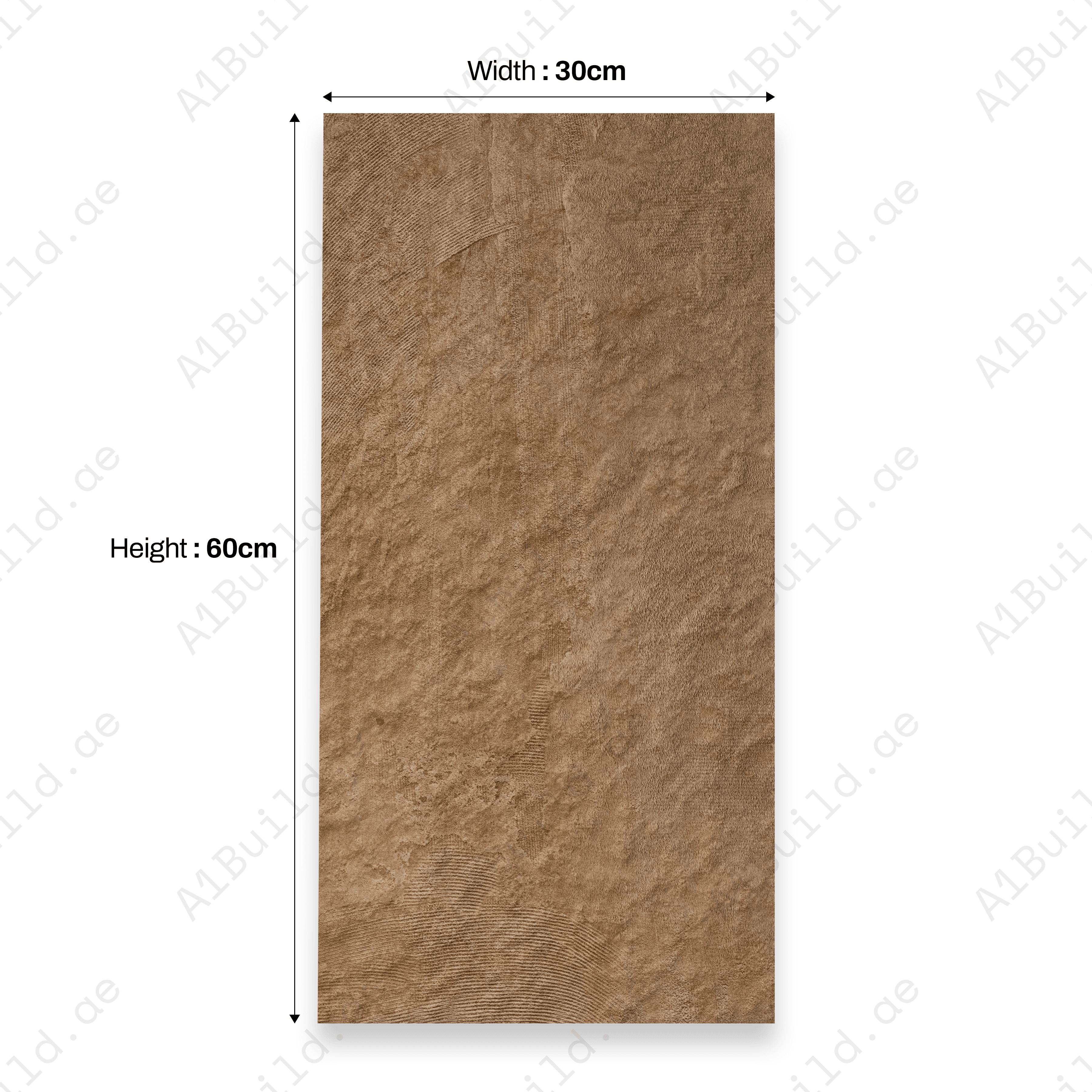 Saint Martin 30x60cm porcelain tile with 09mm thickness. Elegant stone-look design, durable and versatile for walls, floors, and interiors.