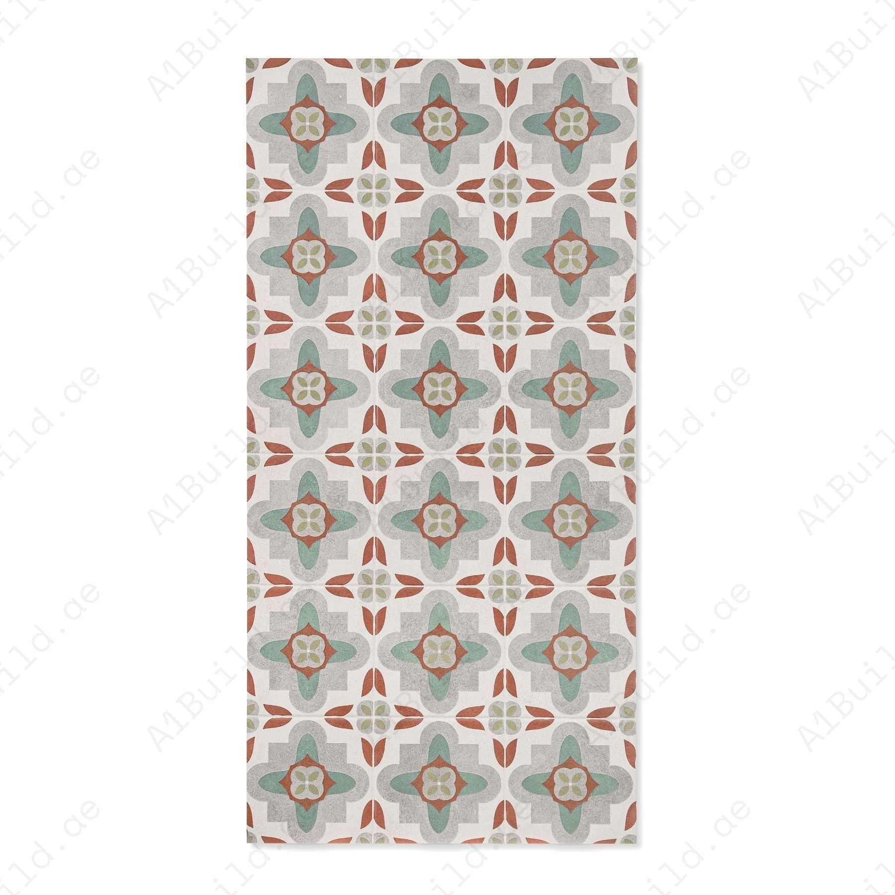Salerno Concrete Decor 60x120cm porcelain tile with craftech matt finish. Durable, modern, and slip-resistant, perfect for walls and flooring.