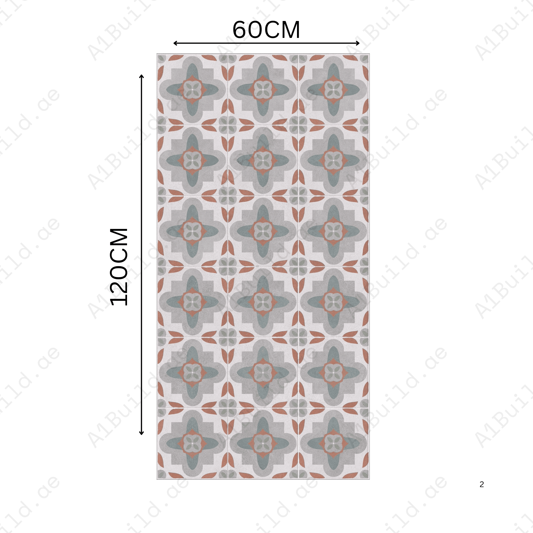 SALERNO CONCRETE DECOR 60x120cm Craftech Matt Porcelain Tile – 09MM