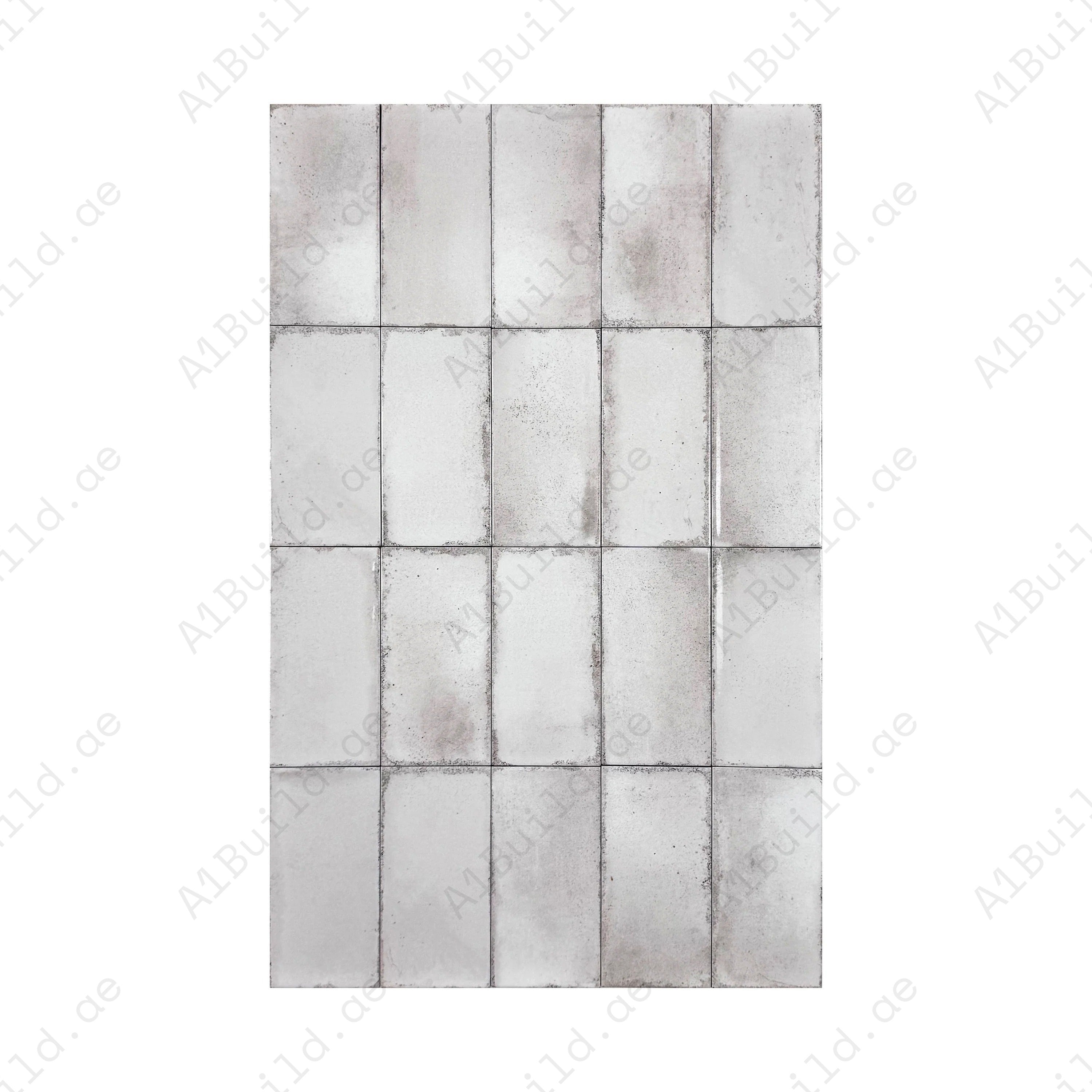 Sandy Beige Glossy Ceramic Tile – Premium long-strip tile with a glossy finish, ideal for elegant walls, kitchens, bathrooms, and modern living spaces.