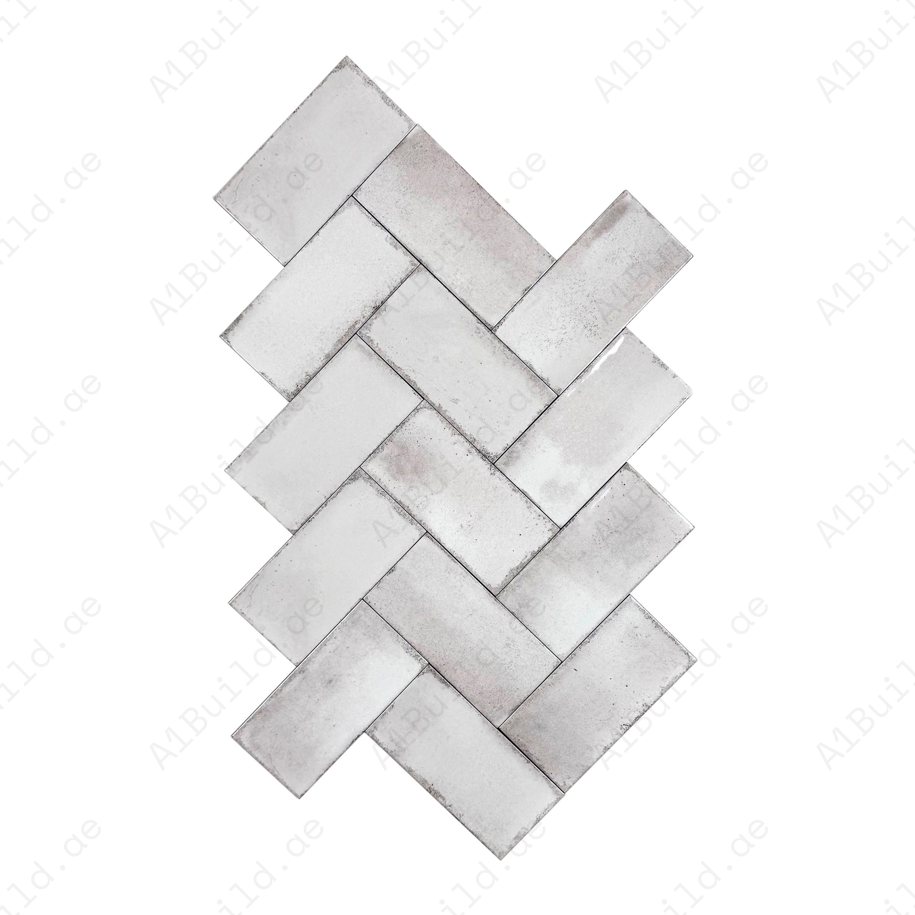 Sandy Beige Glossy Ceramic Tile – Premium long-strip tile with a glossy finish, ideal for elegant walls, kitchens, bathrooms, and modern living spaces.