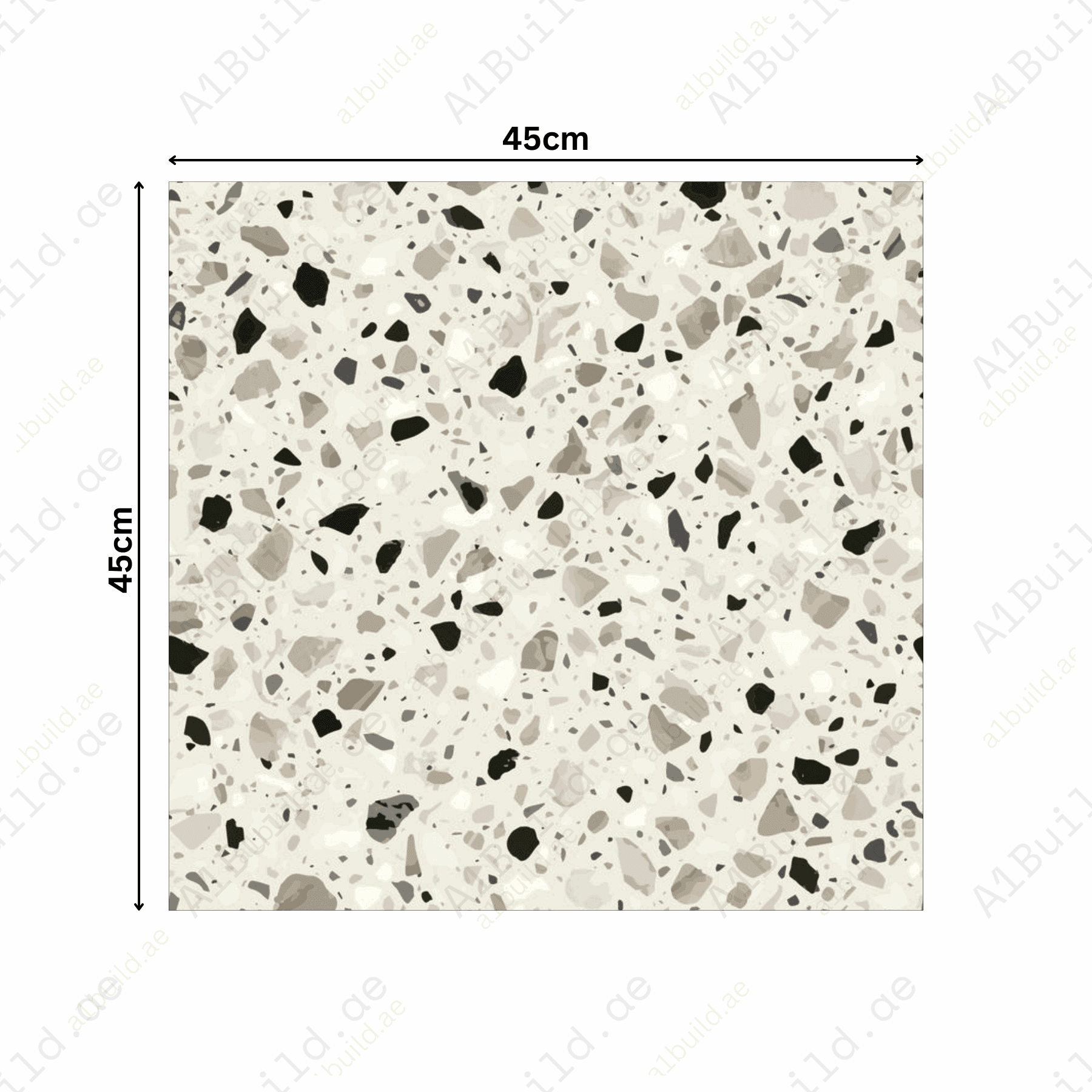 Saudi Ceramic Tiles 45x45cm – Matt Finish for Outdoor Style