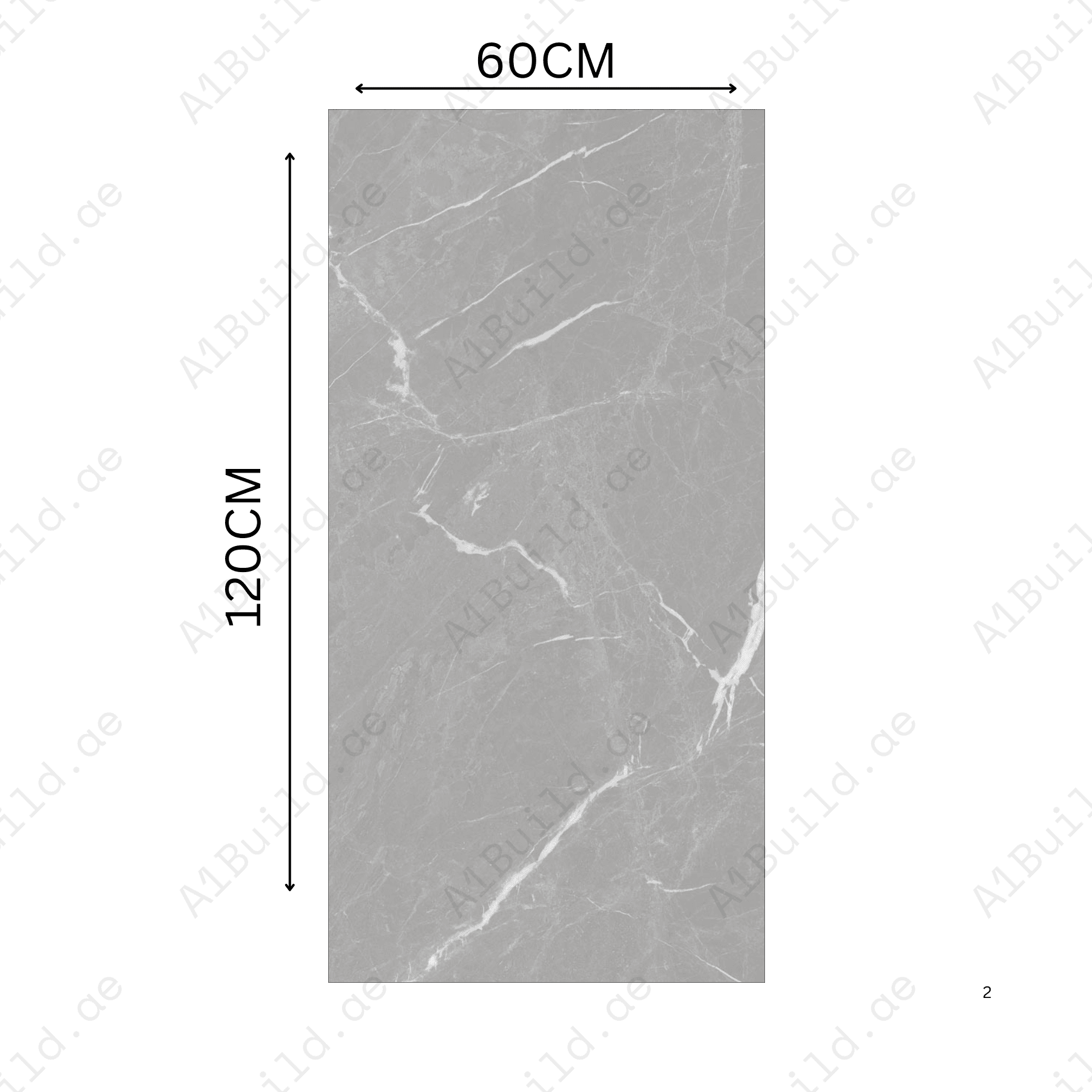 SCULTORIA DOVE 60x120cm Antiglare Matt Porcelain Tile – 09MM