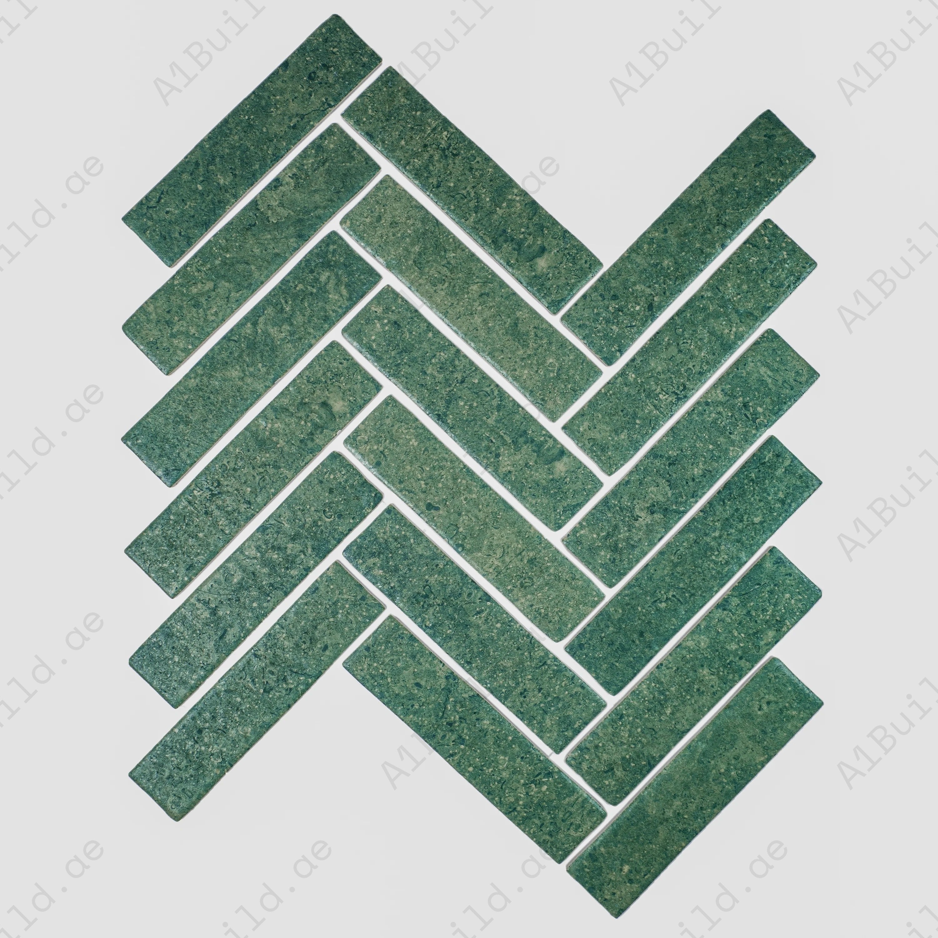 Sea green matte porcelain tiles with soft earthy tones. Durable, waterproof & scratch-resistant, perfect for walls, floors, backsplashes, and outdoor designs.