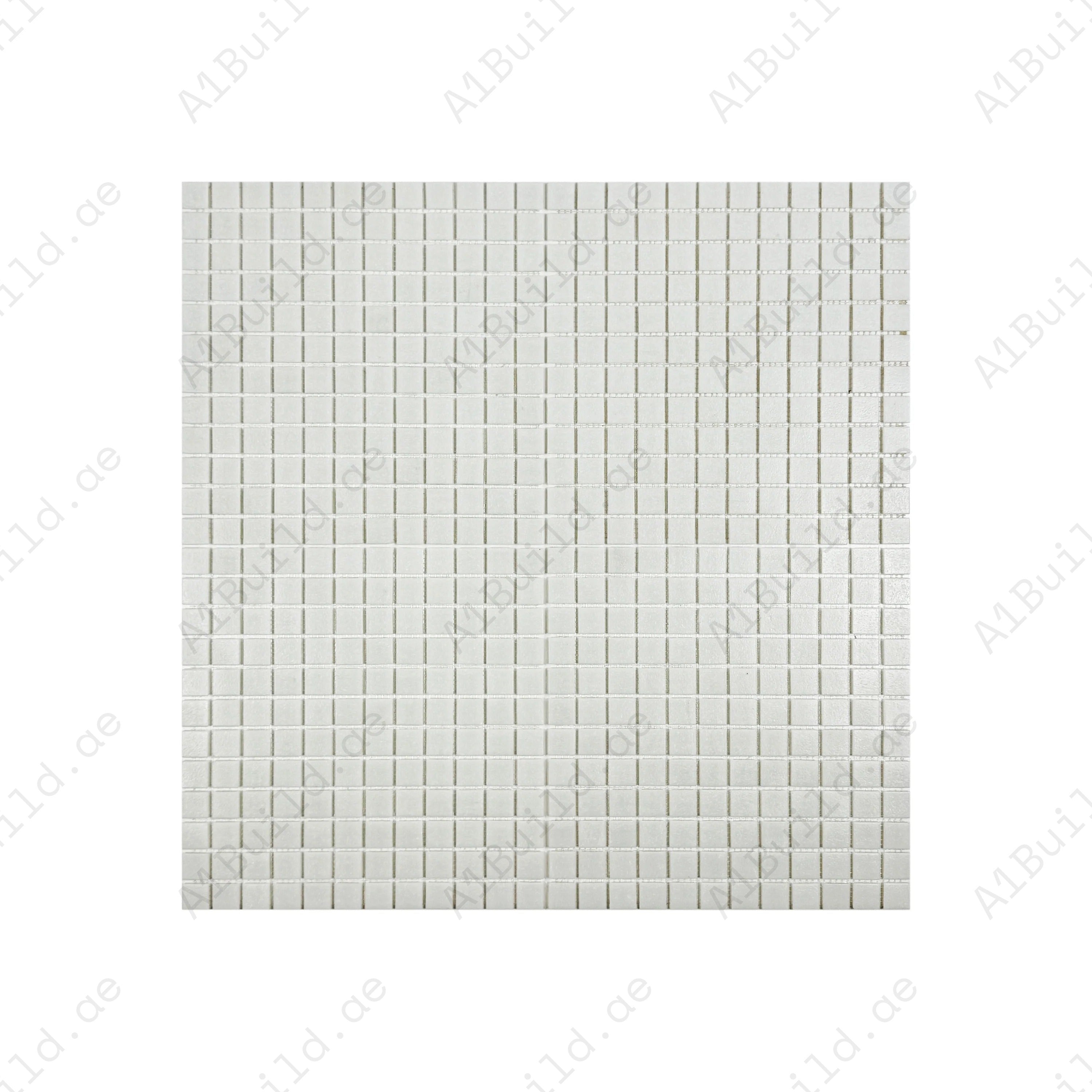 Serene Spectrum White glass mosaic for pools, spas & water features. UV-resistant, slip-proof & eco-friendly tiles ensure luxury, safety & long-lasting shine.