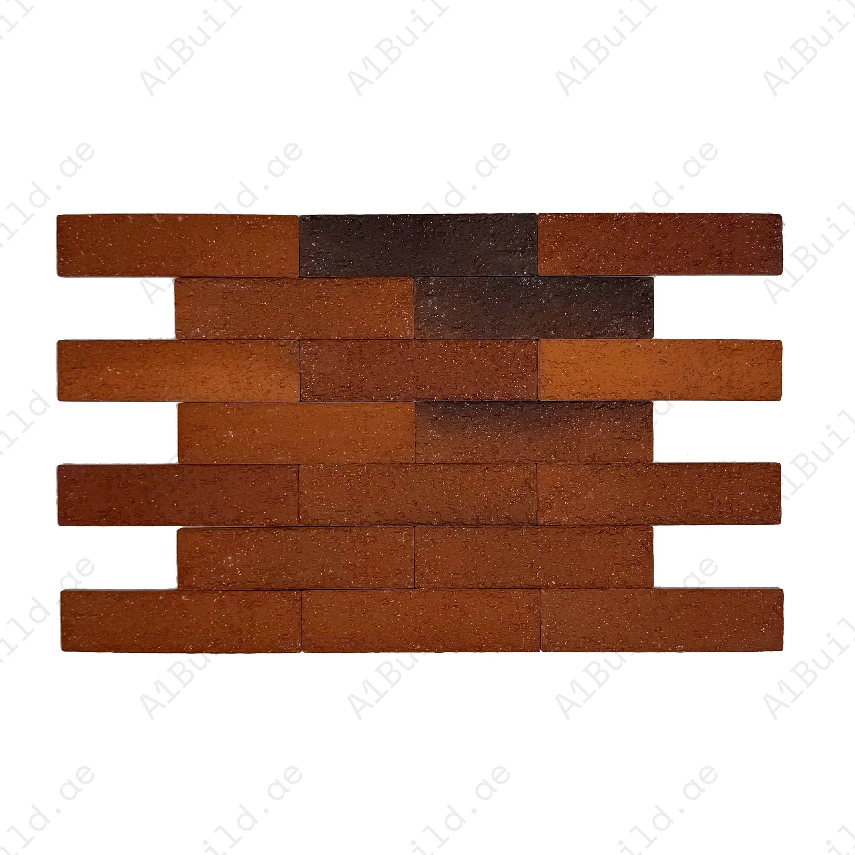Shop Barn Red, Cinnamon Brown & Black ceramic tiles durable, scratch-resistant, and eco-friendly. Perfect for walls, kitchens, bathrooms, and decorative spaces.