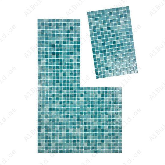 Shop Forest & Fluorescent Green Glass Mosaic Tiles – luminous, durable, UV & slip-resistant. Perfect for swimming pools, spas, water features & accent walls.