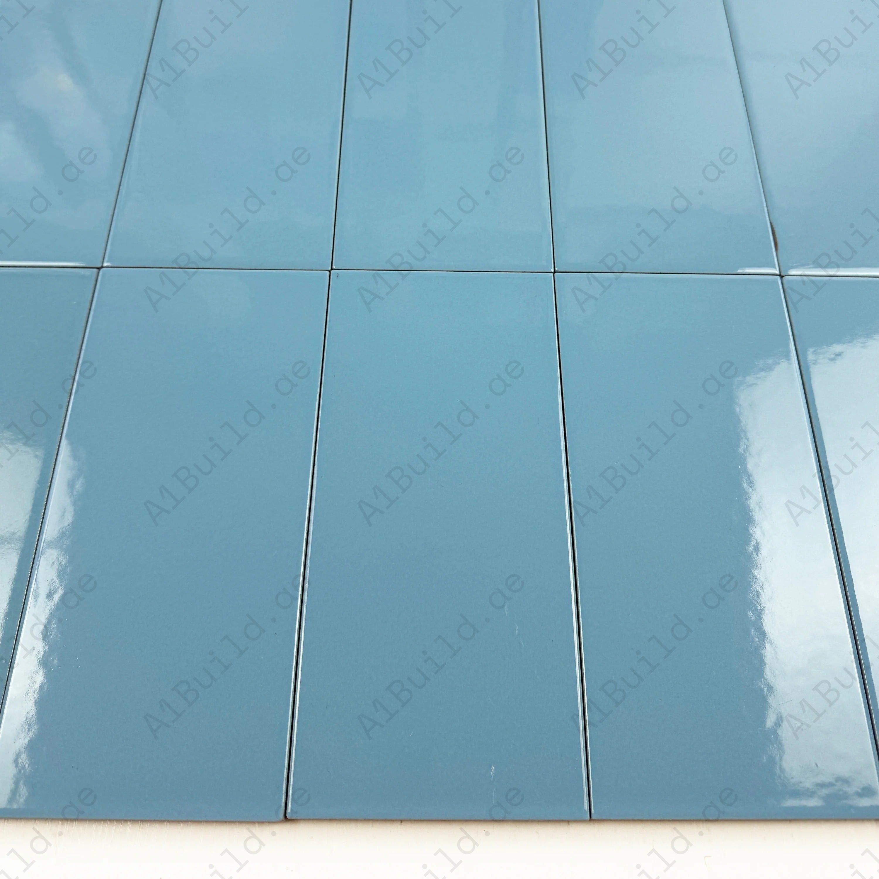 Shop Light Blue glazed porcelain pool tiles – FINA standard, slip & UV-resistant, eco-friendly, and durable. Ideal for pools, spas, resorts & wet zones.