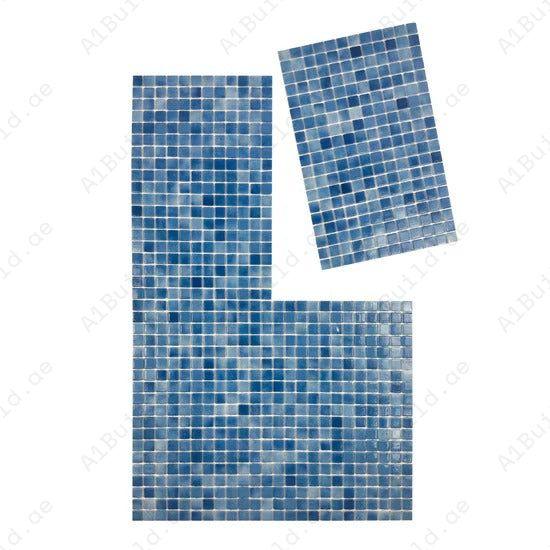Shop Light Blue recycled glass mosaic tiles – eco-friendly, UV & slip-resistant, durable & non-toxic. Perfect for pools, spas, water features & walls.
