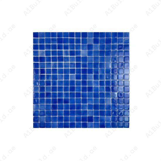 Shop Navy Blue Recycled Glass Mosaic Tiles – eco-friendly, slip & UV resistant, highly durable and ideal for pools, spas, fountains, and water features.