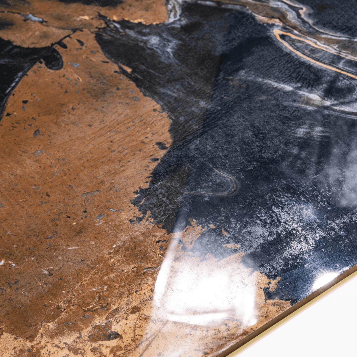 Shop SIMONA BLACK large format porcelain tile 600x1200mm with a high glossy marble-look finish and 9MM thickness. Durable, scratch-resistant, and ideal for floors and walls in modern interiors. Perfect for elegant, easy-care spaces.