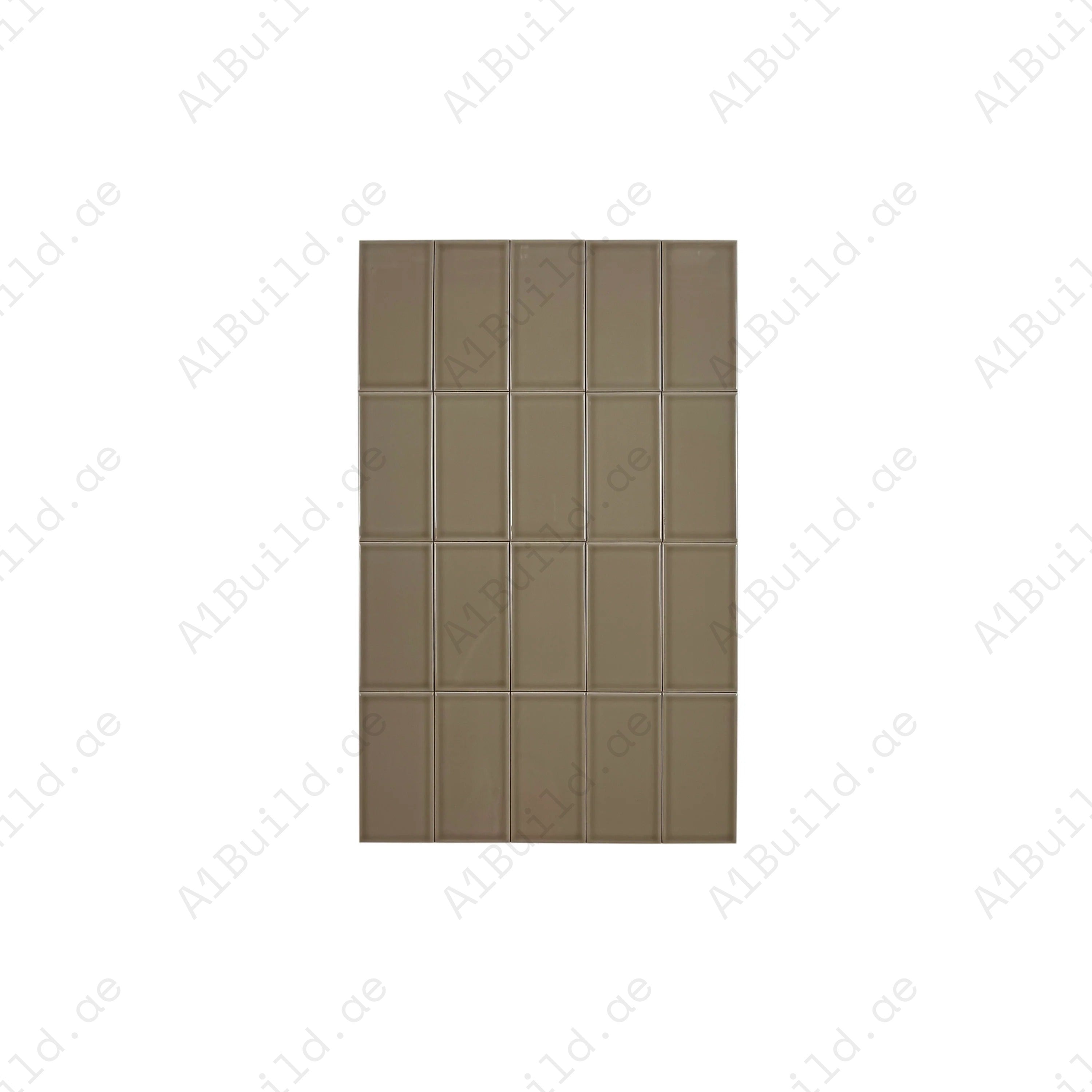 Shop Urban Luxe Light Brown Glossy Flat Ceramic Tile. Durable, easy to clean, and stylish – perfect for kitchens, bathrooms, accent walls, and modern interiors.