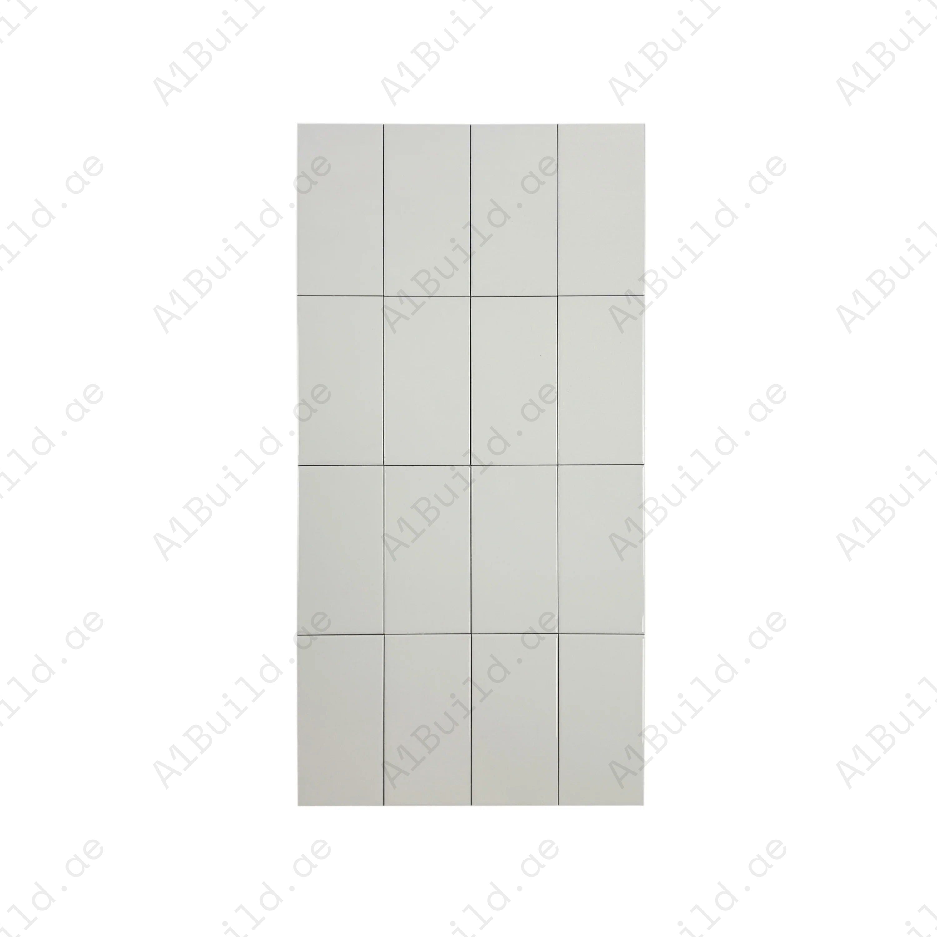 Shop Urban Luxe Milk White Glossy Flat Ceramic Tile. Durable, stylish, and easy to clean – ideal for kitchens, bathrooms, accent walls, and modern interiors.