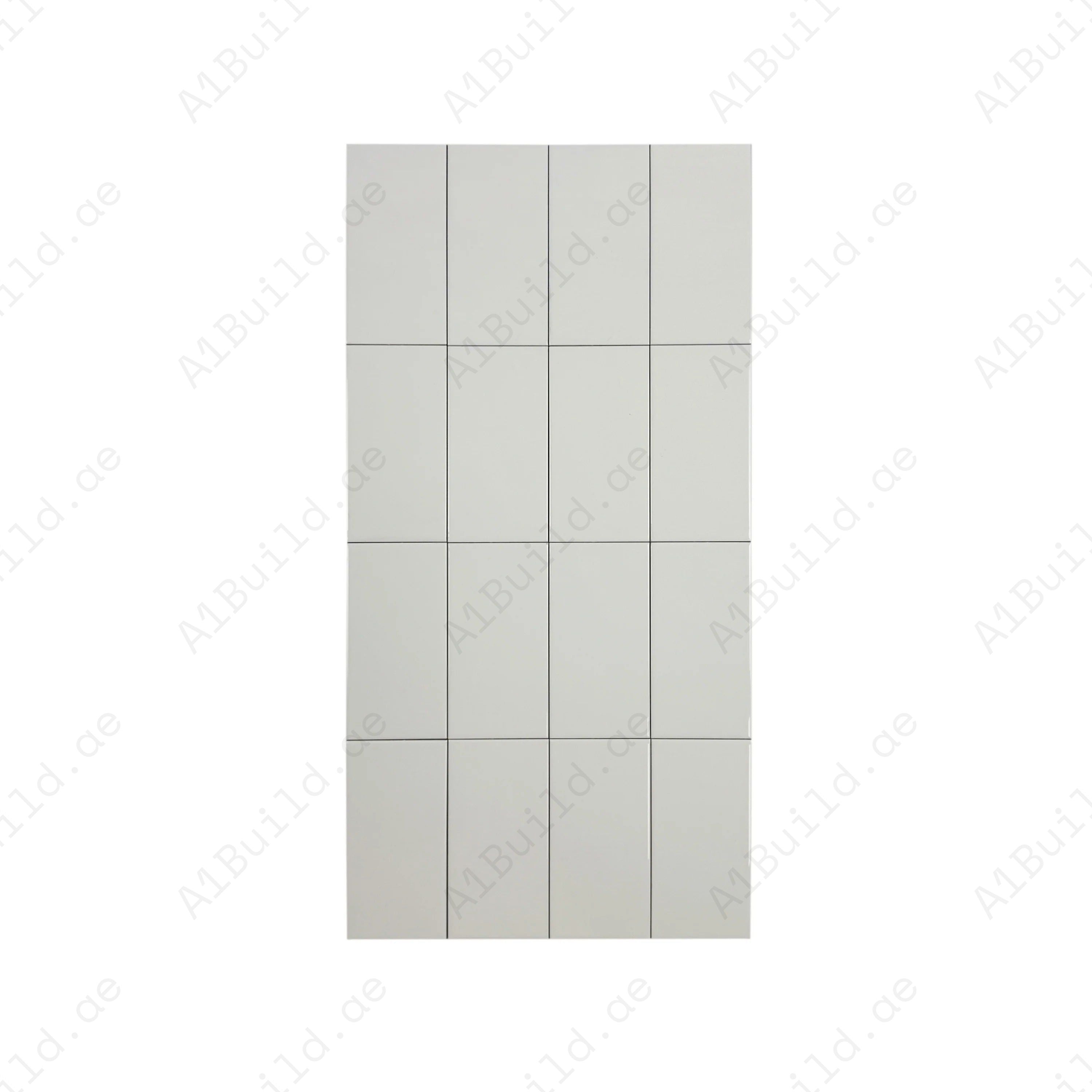 Shop Urban Luxe Milk White Glossy Flat Ceramic Tile. Durable, stylish, and easy to clean – ideal for kitchens, bathrooms, accent walls, and modern interiors.