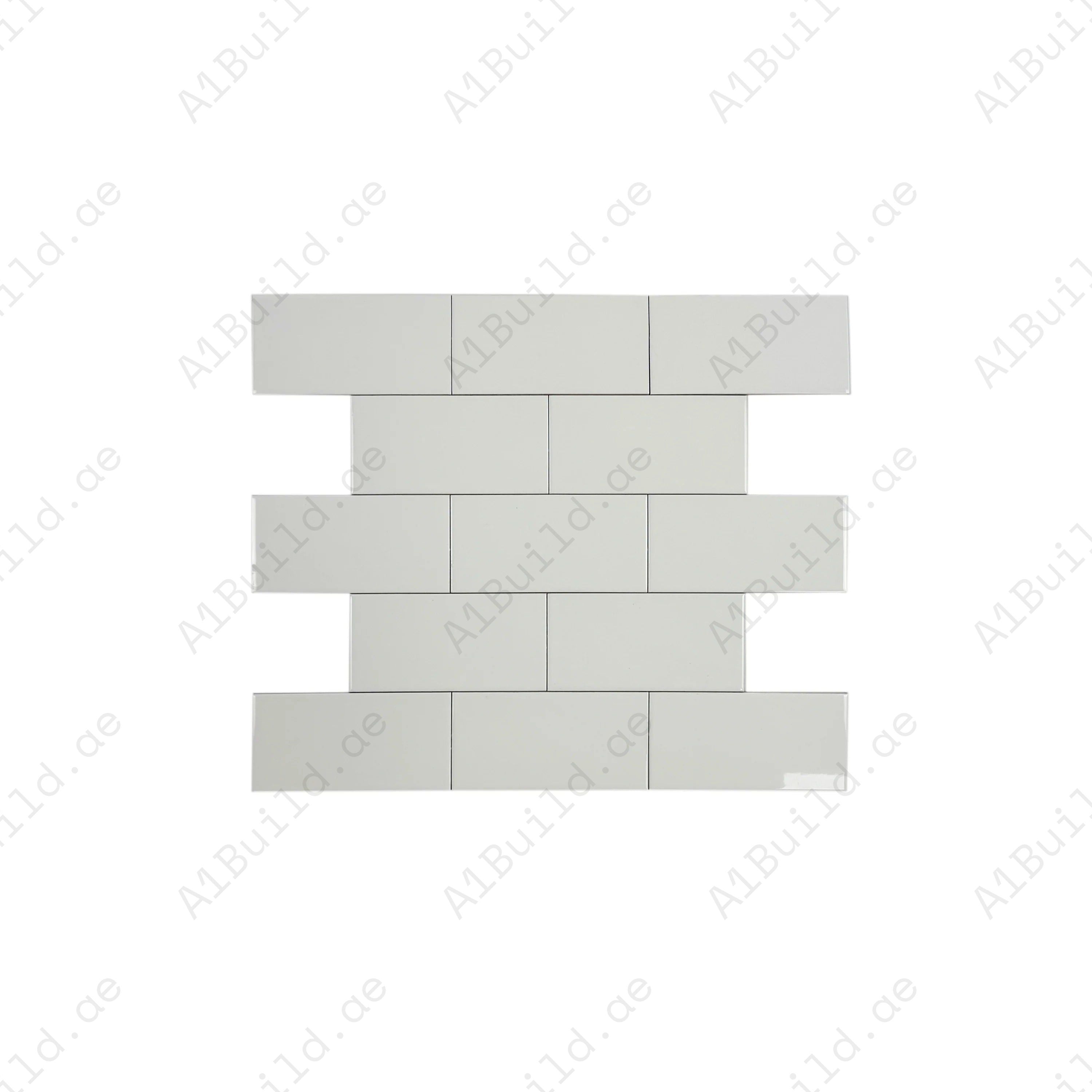 Shop Urban Luxe Milk White Glossy Flat Ceramic Tile. Durable, stylish, and easy to clean – ideal for kitchens, bathrooms, accent walls, and modern interiors.