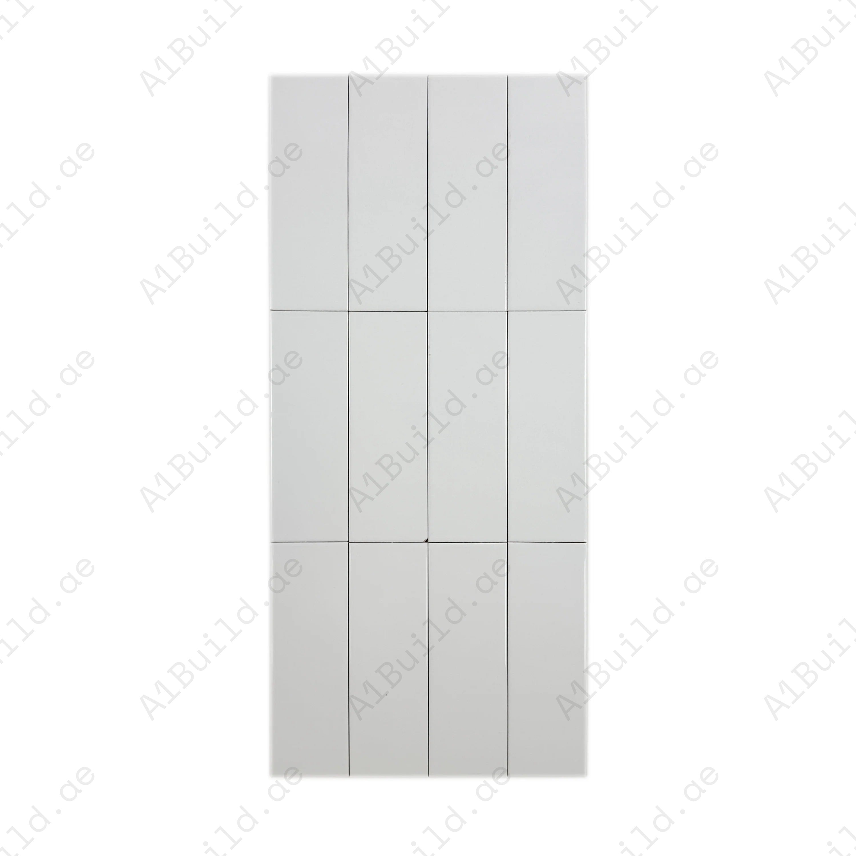 Shop Urban Luxe Milk White Glossy Flat Ceramic Tile. Durable, stylish, and easy to clean – perfect for kitchens, bathrooms, accent walls, and contemporary interiors.