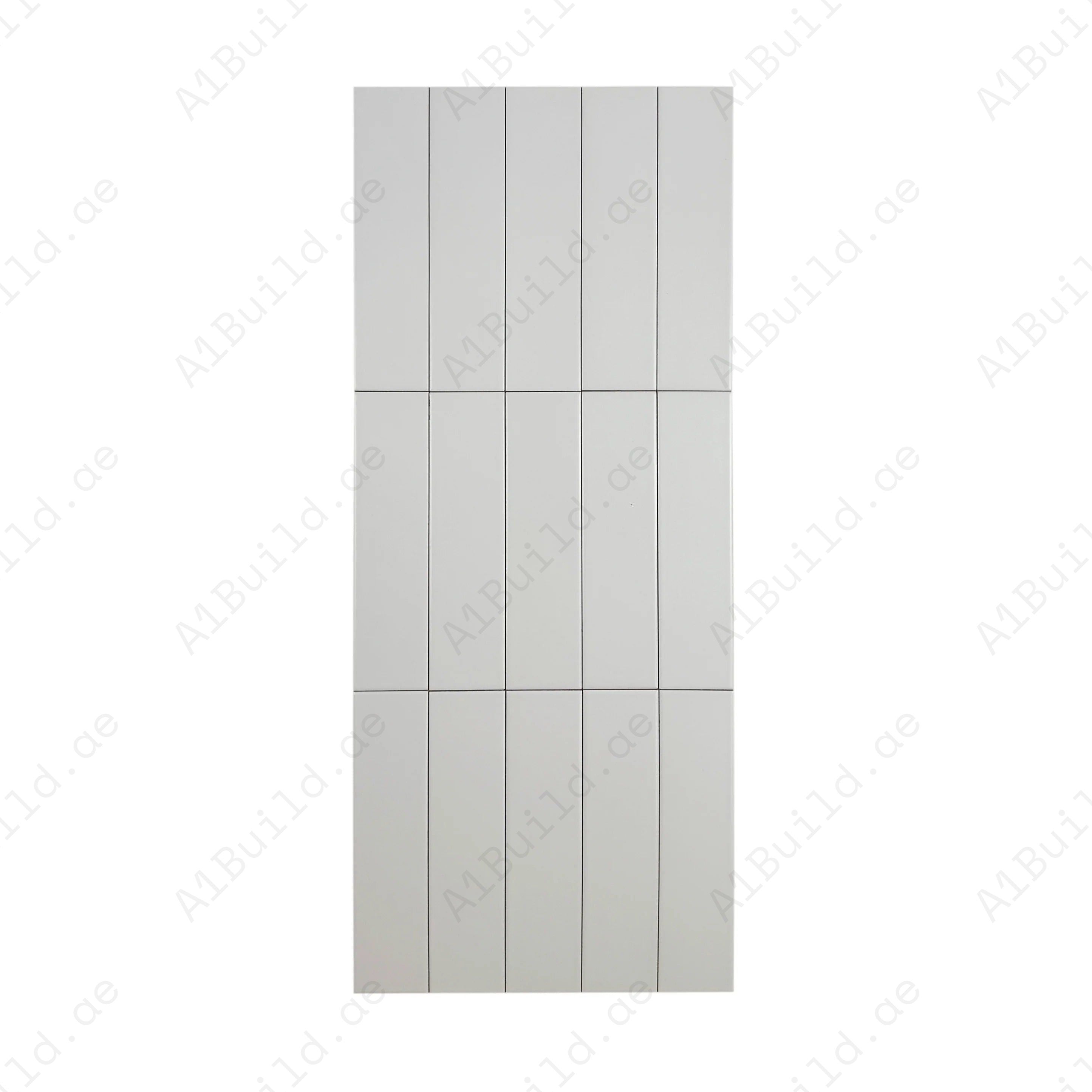 Shop Urban Luxe White Glossy Flat Ceramic Tile. Premium ceramic, durable and easy to maintain – ideal for kitchens, bathrooms, feature walls, and modern interiors.
