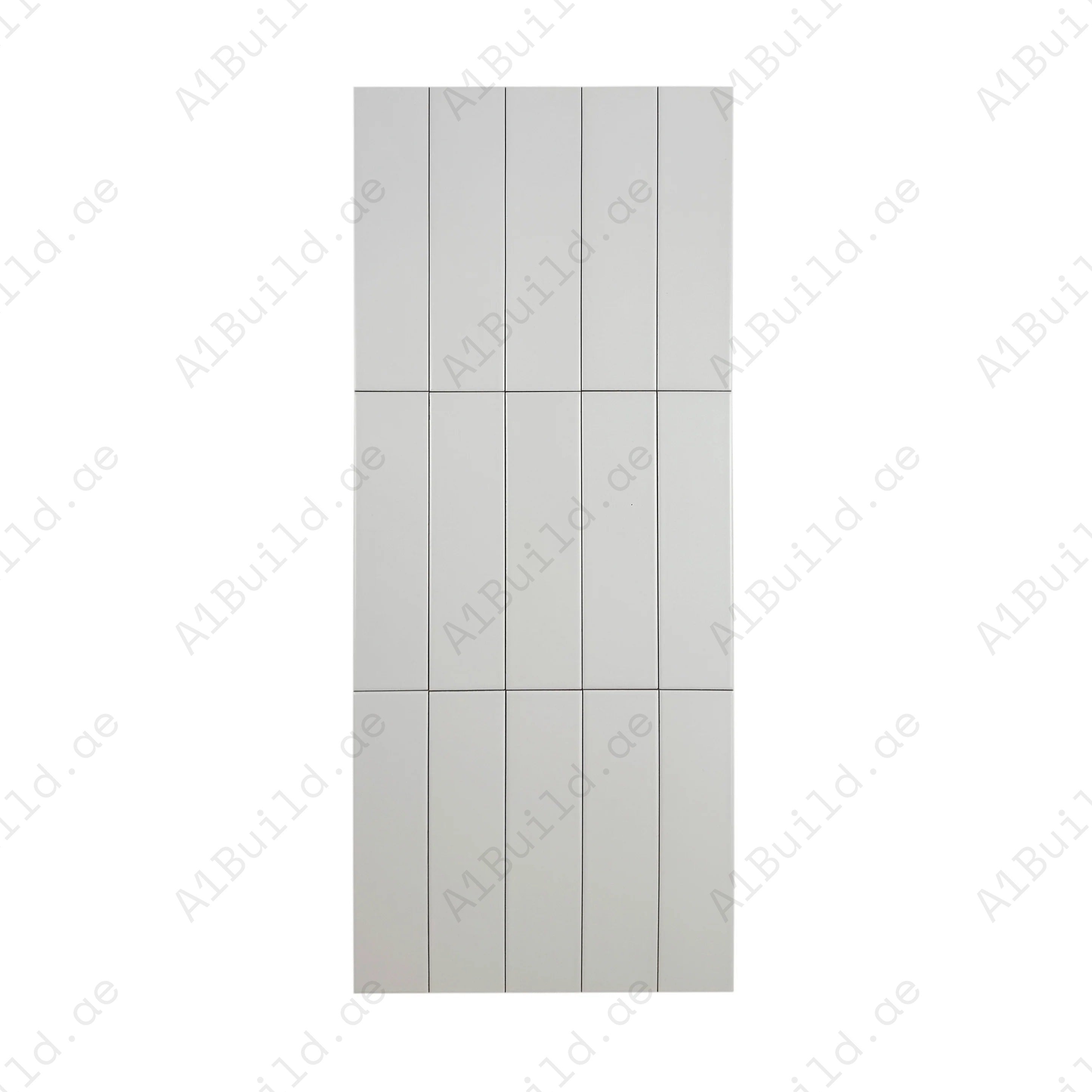 Shop Urban Luxe White Glossy Flat Ceramic Tile. Premium ceramic, durable and easy to maintain – ideal for kitchens, bathrooms, feature walls, and modern interiors.