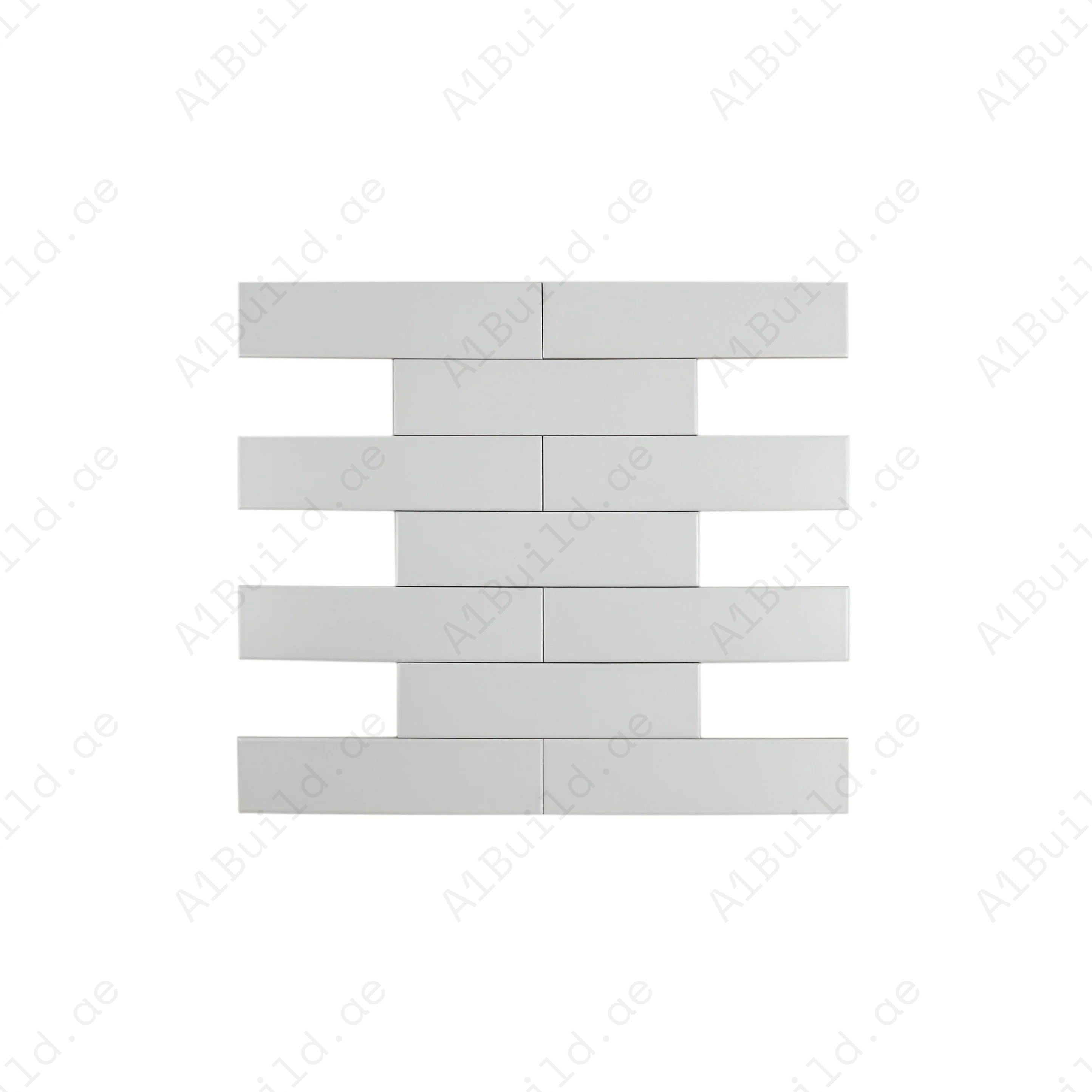 Shop Urban Luxe White Glossy Flat Ceramic Tile. Premium ceramic, durable and easy to maintain – ideal for kitchens, bathrooms, feature walls, and modern interiors.