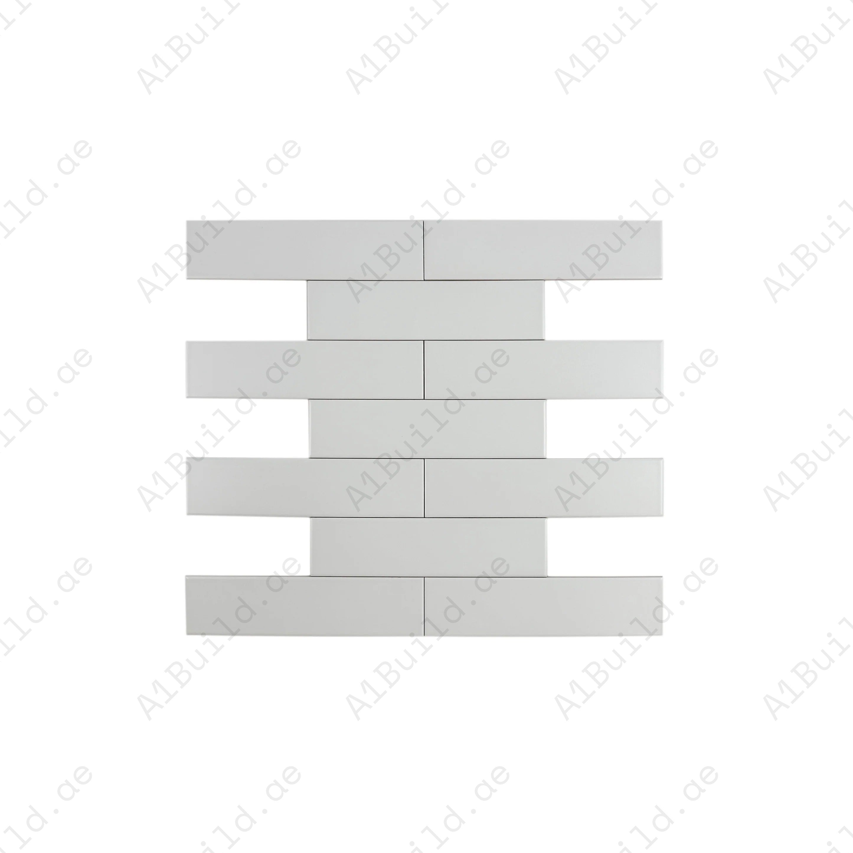 Shop Urban Luxe White Glossy Flat Ceramic Tile. Premium ceramic, durable and easy to maintain – ideal for kitchens, bathrooms, feature walls, and modern interiors.