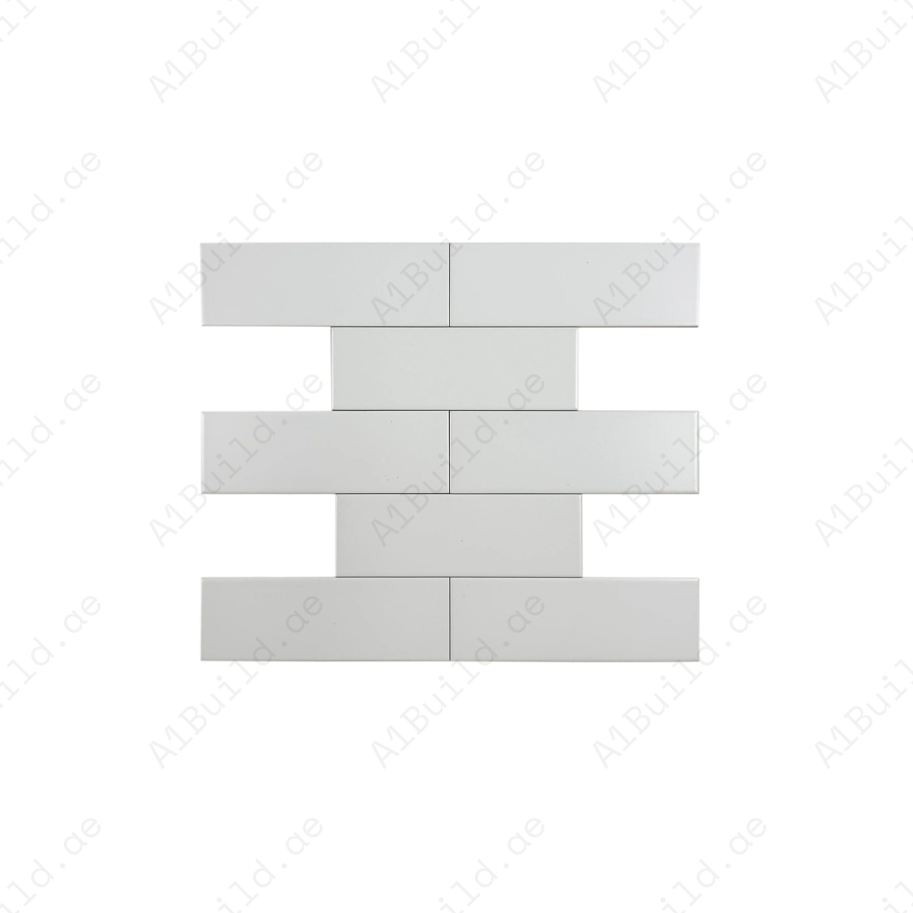 Shop Urban Luxe White Matt Flat Ceramic Tile (100x300 mm) – sleek, durable, and low-maintenance. Perfect for bathrooms, kitchens, and feature wall designs.