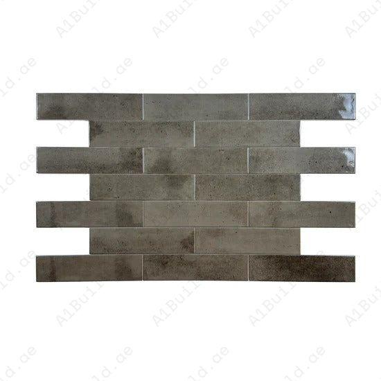 Shop Venetian Dream Coffee Brown Glossy Porcelain Tile (75x300 mm) – durable, waterproof, and elegant. Ideal for bathrooms, kitchens, walls, and interiors.