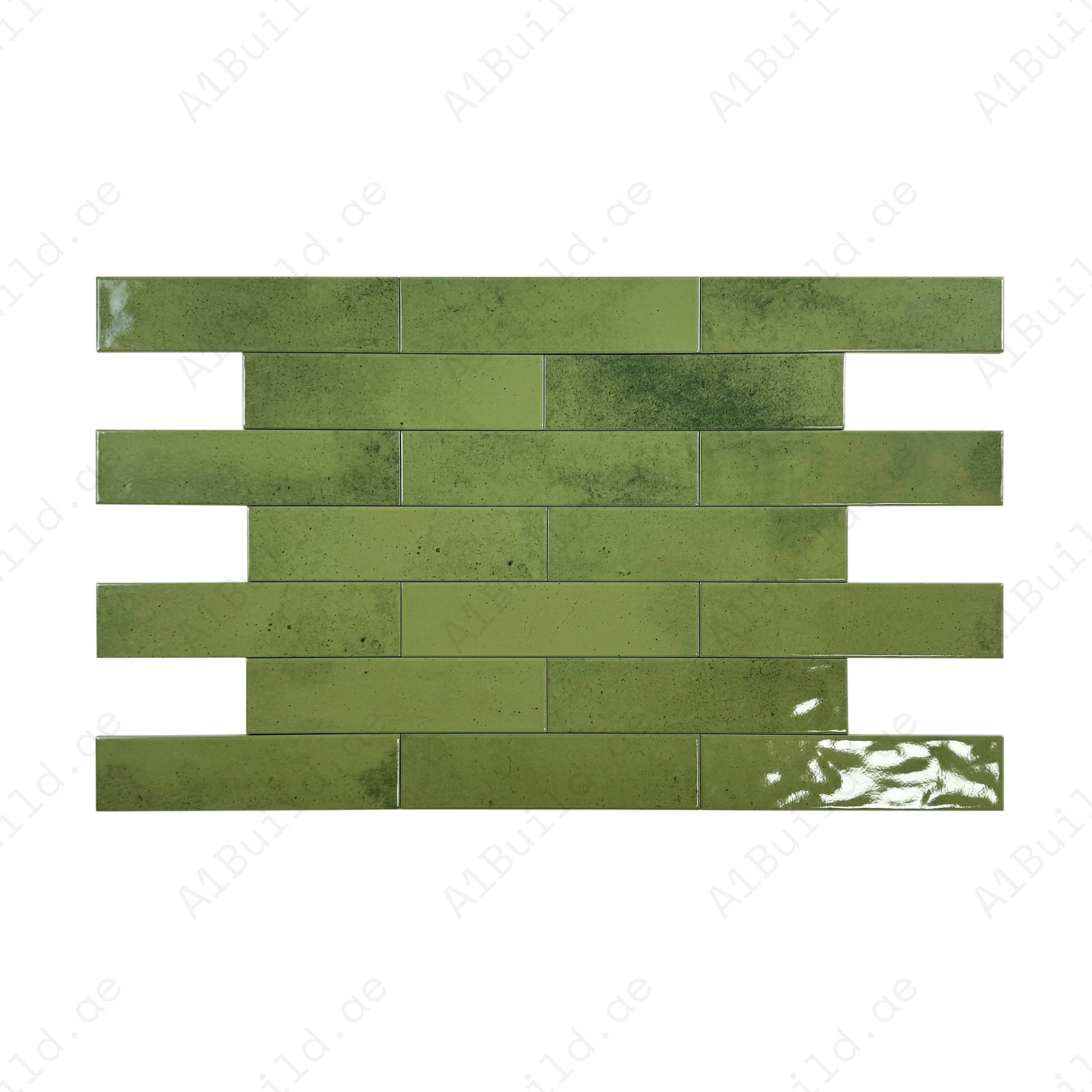 Shop Venetian Dream Lime Green Glossy Porcelain Tile (75x300 mm) – durable, elegant, and waterproof. Perfect for bathrooms, kitchens, walls, and interiors.