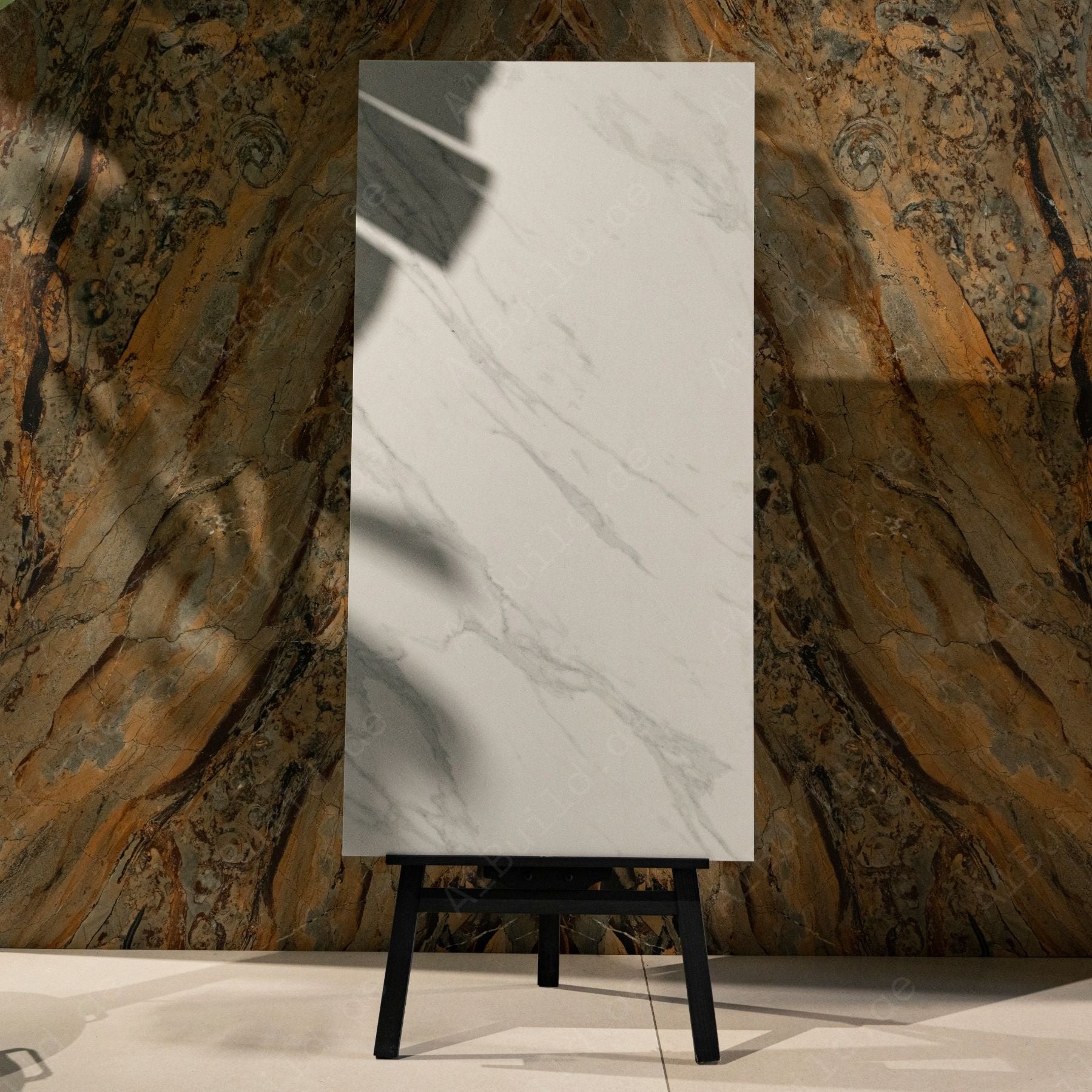 Shoreline matte stone effect porcelain tile 60x120cm 9mm features soft grey-beige tones with durable porcelain performance for floors and walls.