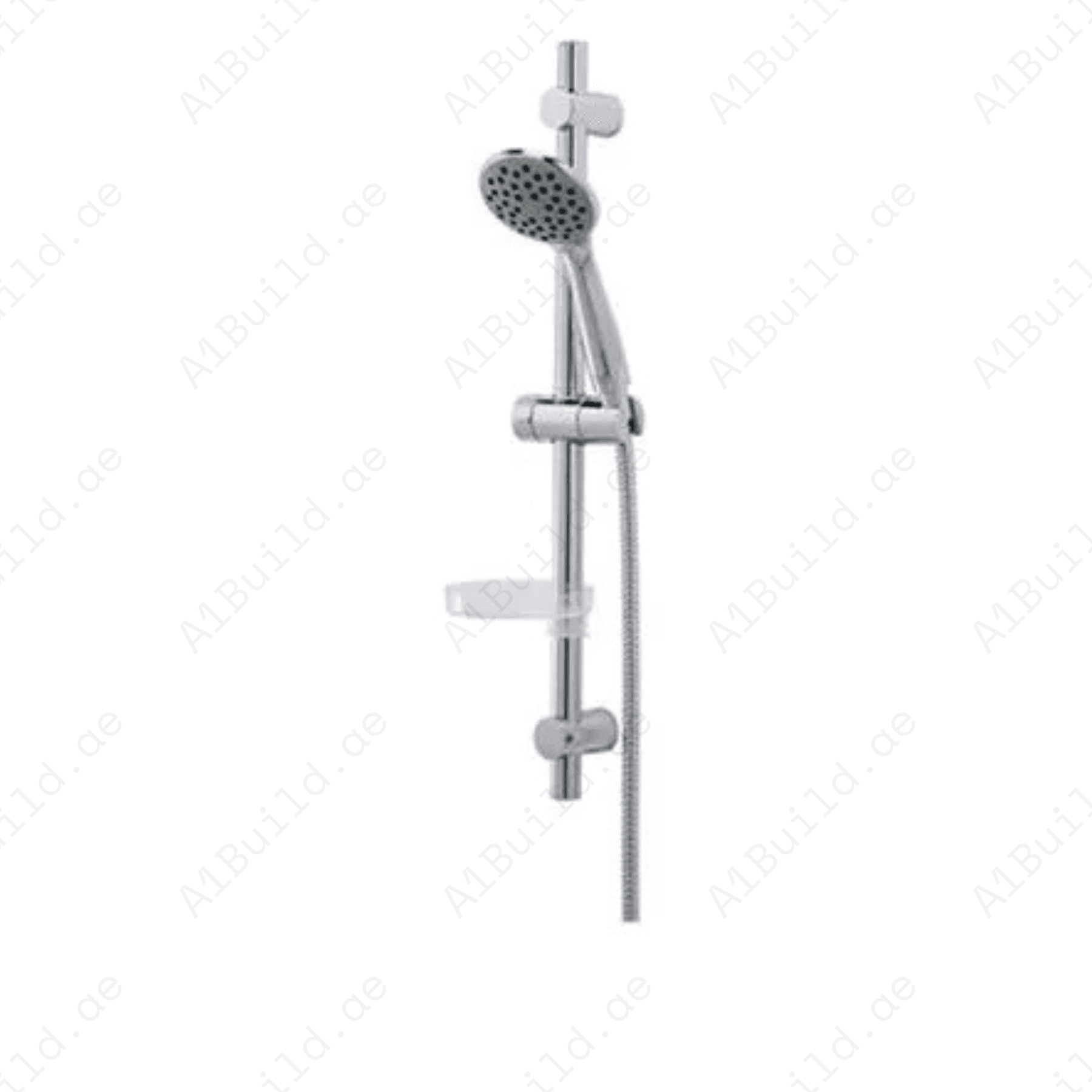 ShowerSet1S_AdjustableWallRail_FlexibleHose_SoapDish_2