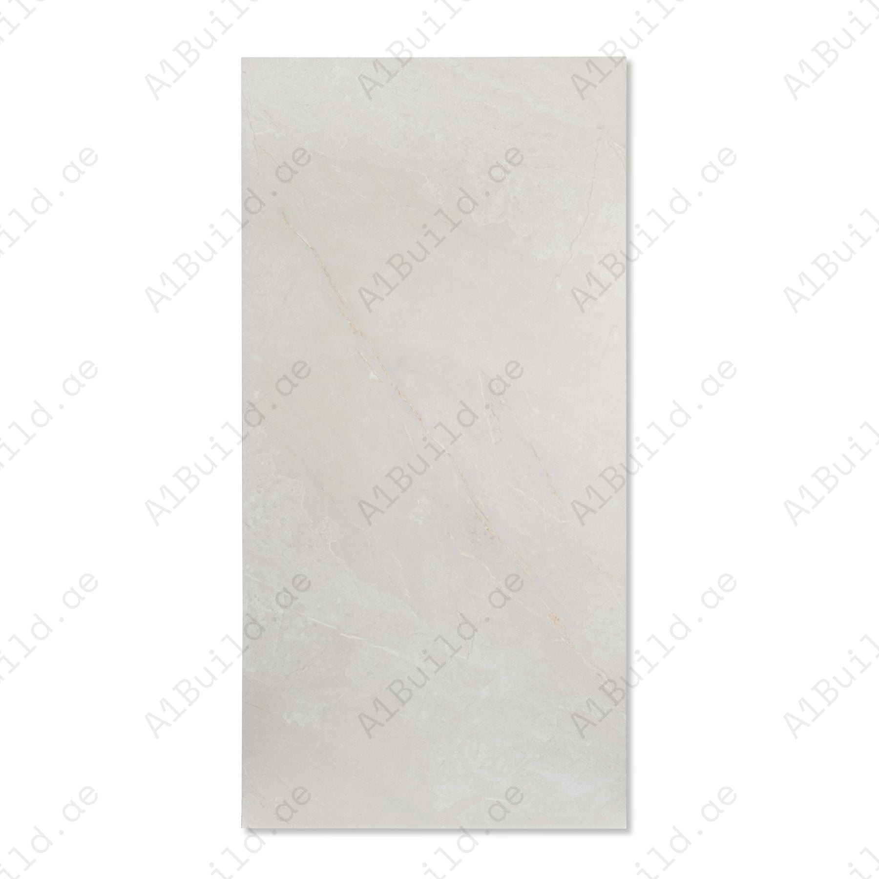 Sighny White porcelain tile in 60x120cm size featuring soft stone texture, elegant white tones and durable 9mm thickness for floors and walls.